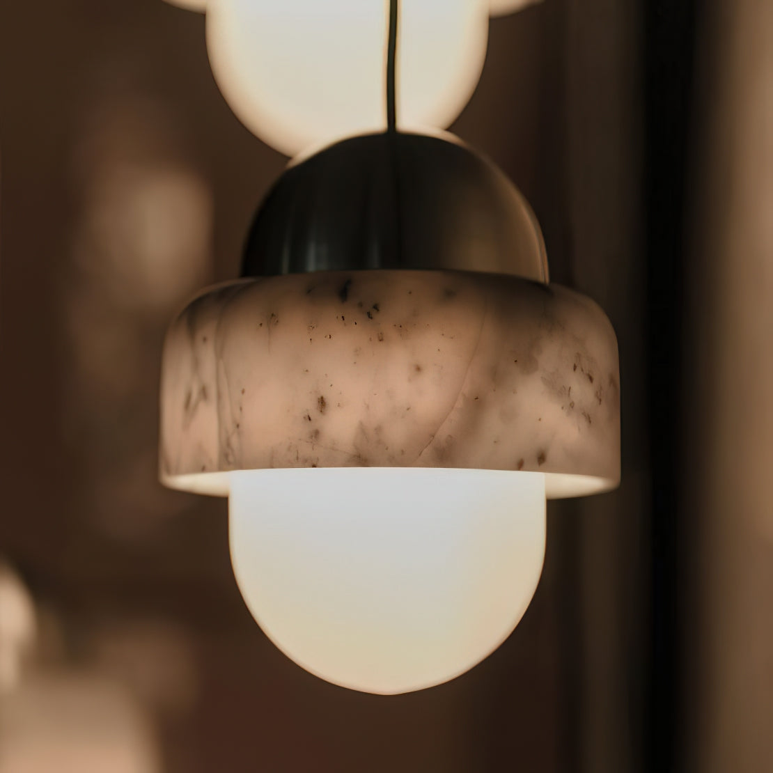 Elliren Modern Minimalist Marble Glass Pendant Lamp - Letslighting
