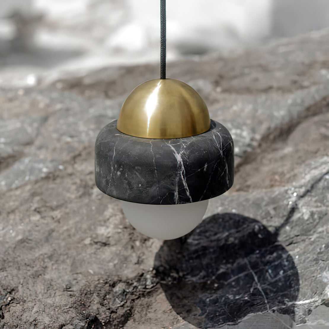 Elliren Modern Minimalist Marble Glass Pendant Lamp - Letslighting
