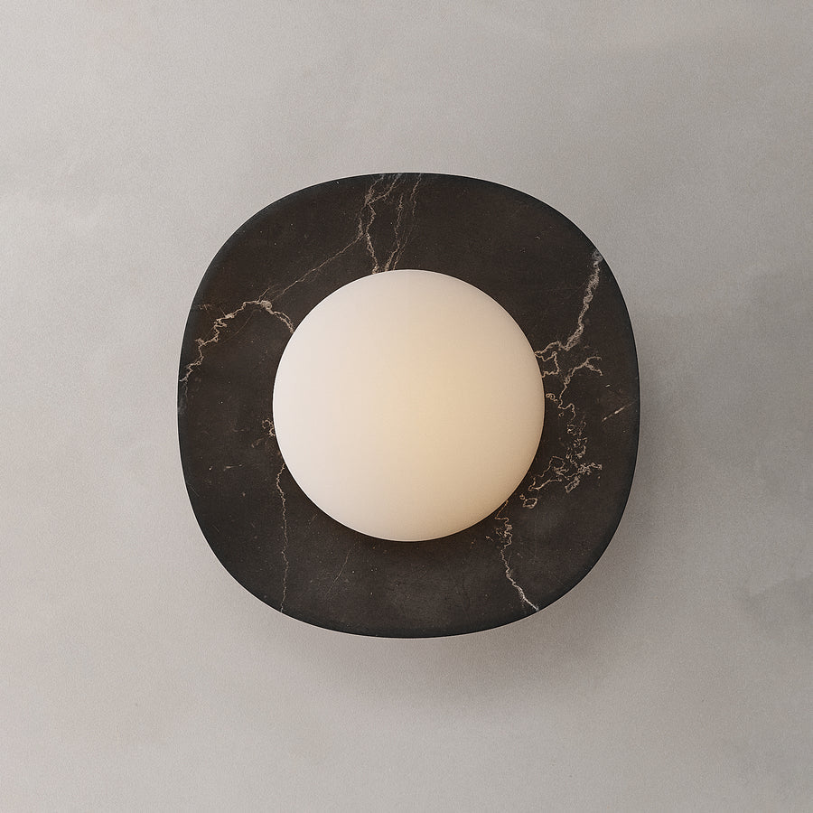 Cinoreth Modern Minimalist Marble Glass Wall Lamp - Letslighting