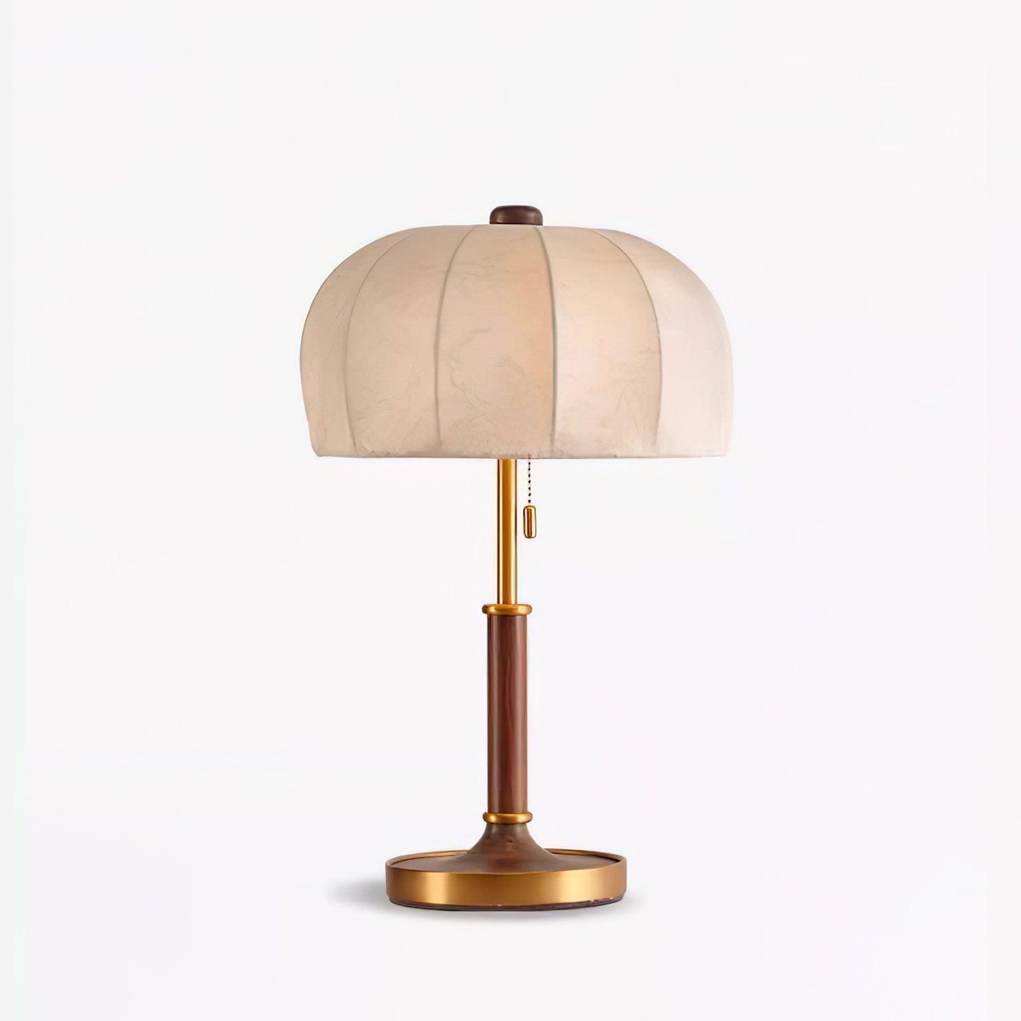 Liorian Wood Fabric Retro Table Lamp - Letslighting