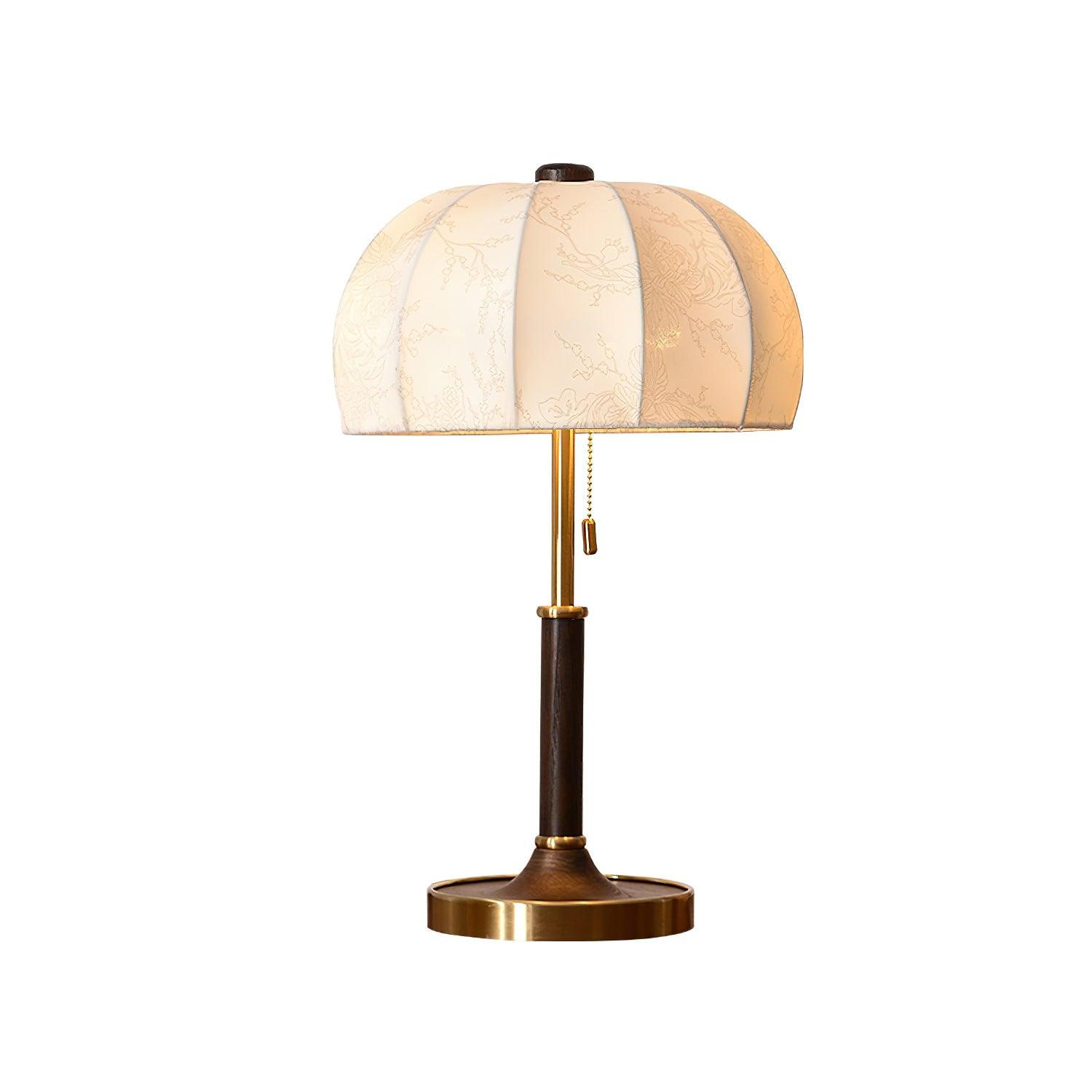 Liorian Wood Fabric Retro Table Lamp - Letslighting