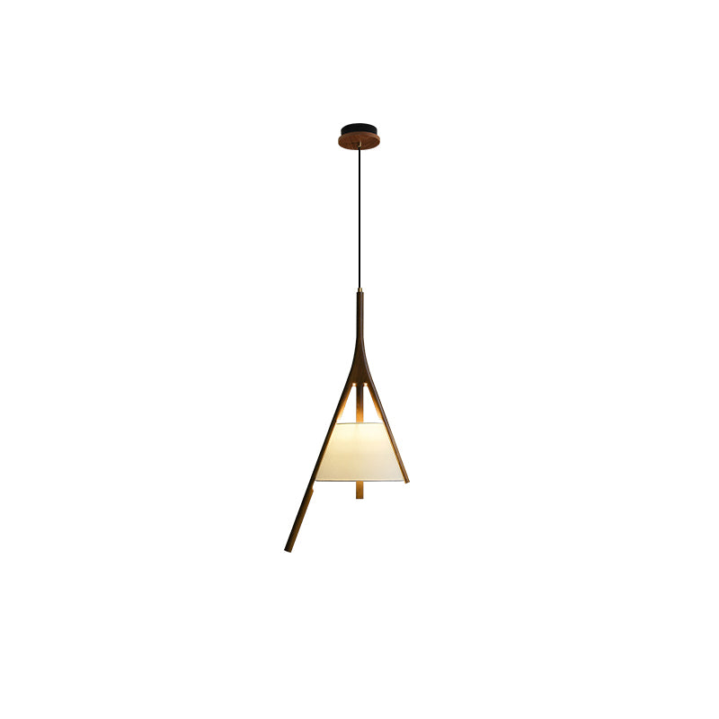 Zovenarae Triangular Wood Pendant Light - Letslighting