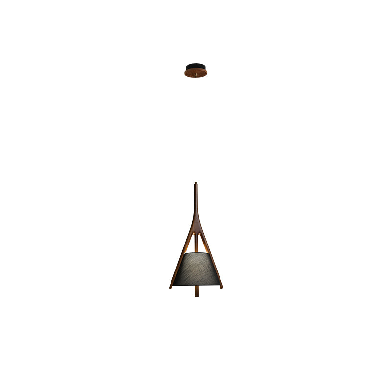 Zovenarae Triangular Wood Pendant Light - Letslighting