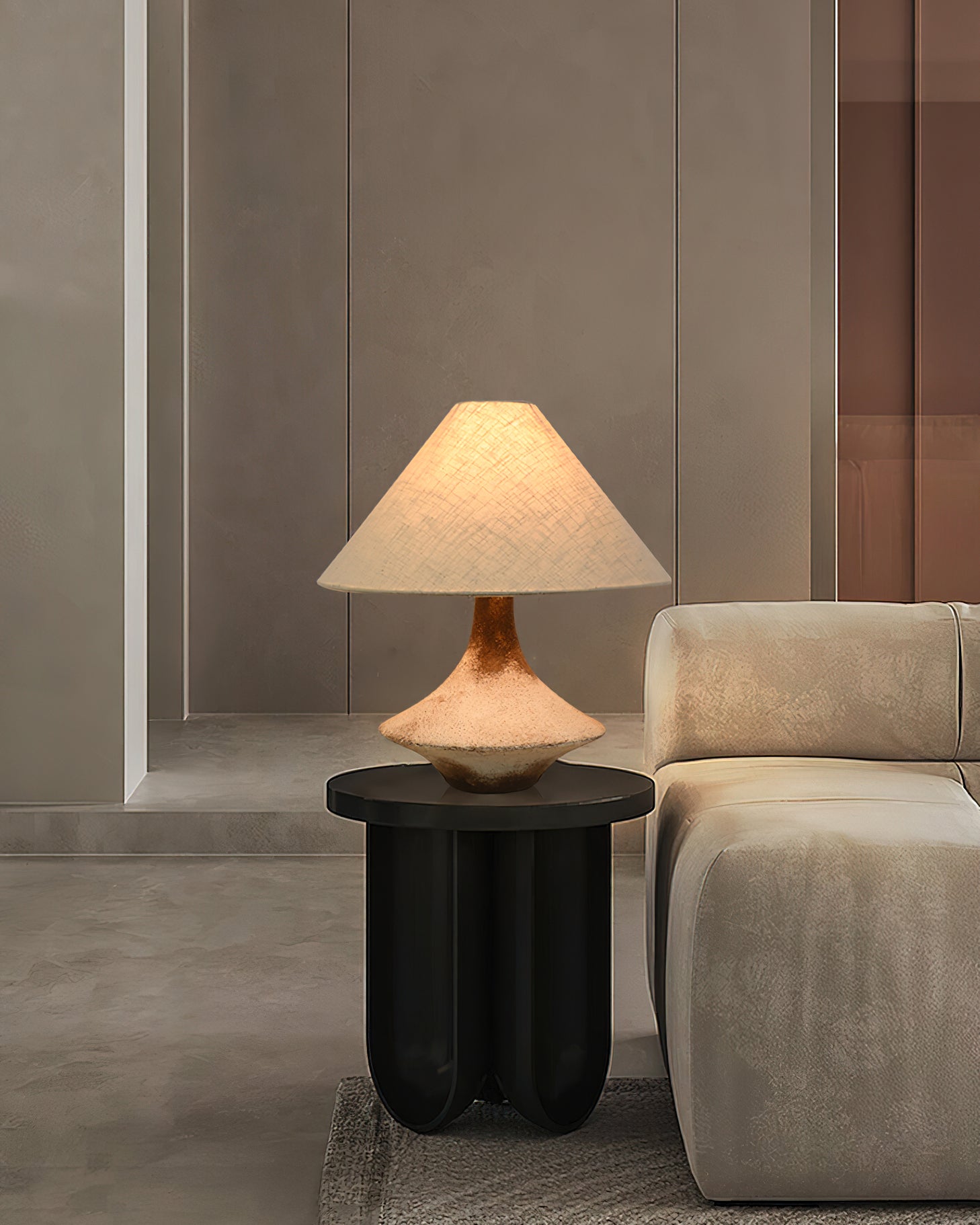 Navoer Fabric Artistic Table Lamp - Letslighting