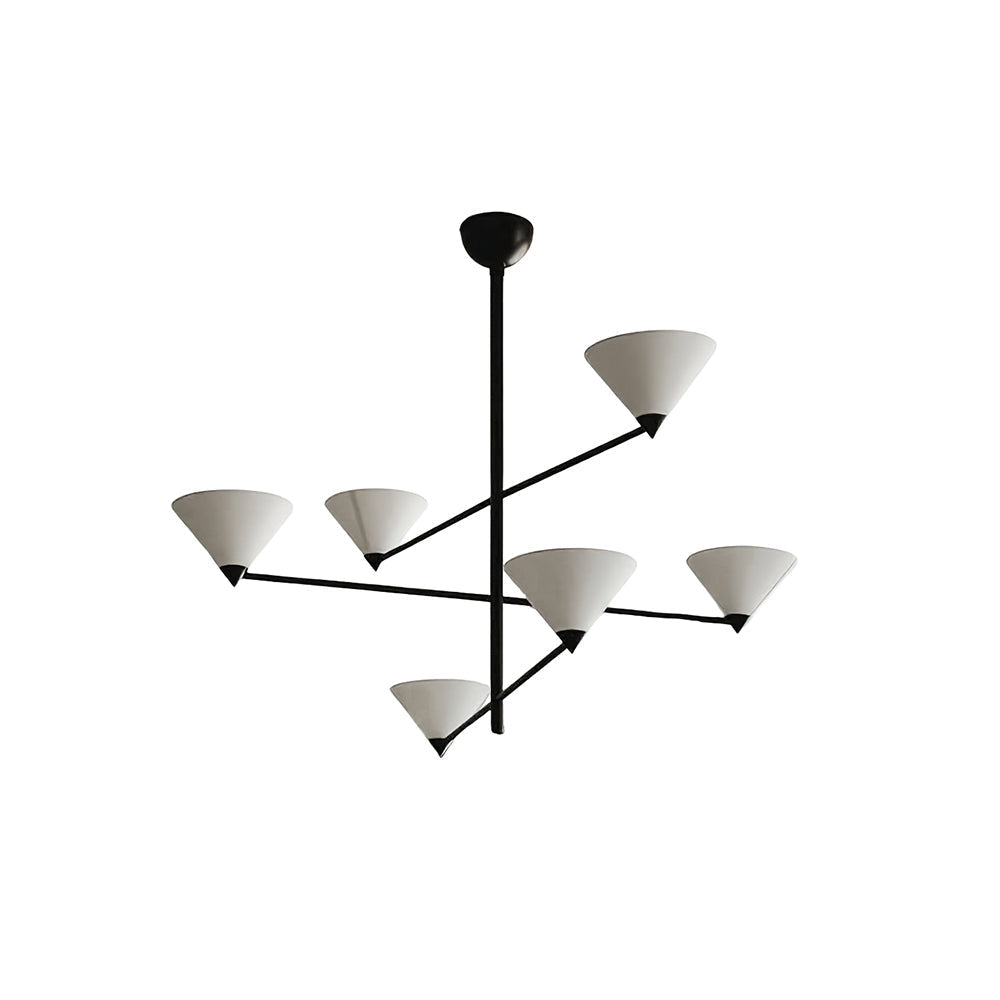 Eurmira Premium Elegance Modern Black Fabric Chandelier - Letslighting