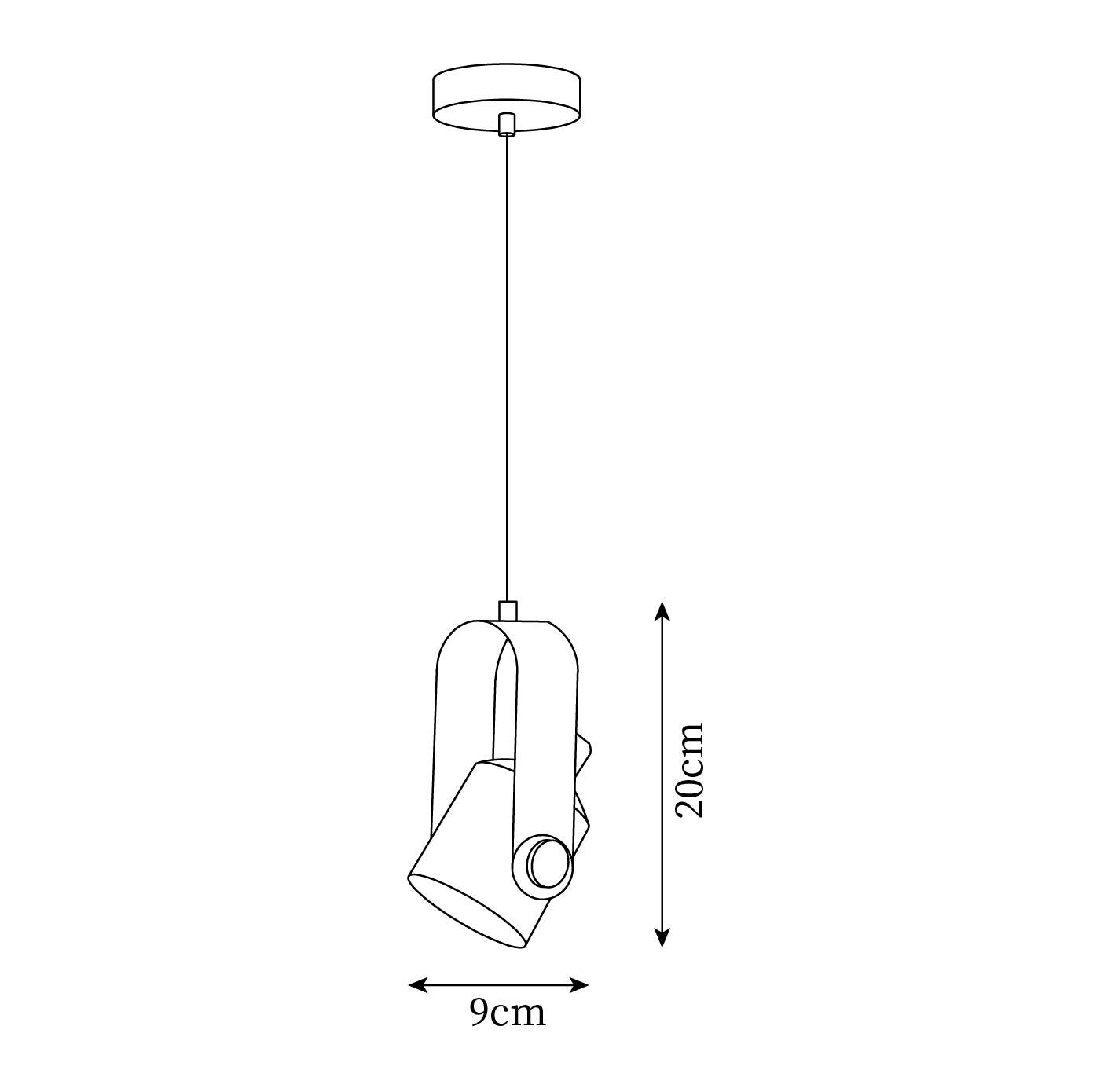 Neato Rotating Spot-Head Pendant Lamp - Letslighting