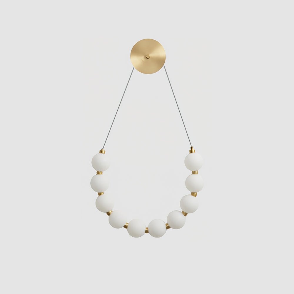 Ilirel Art Necklace Loop Brass Wall Lamp - Letslighting