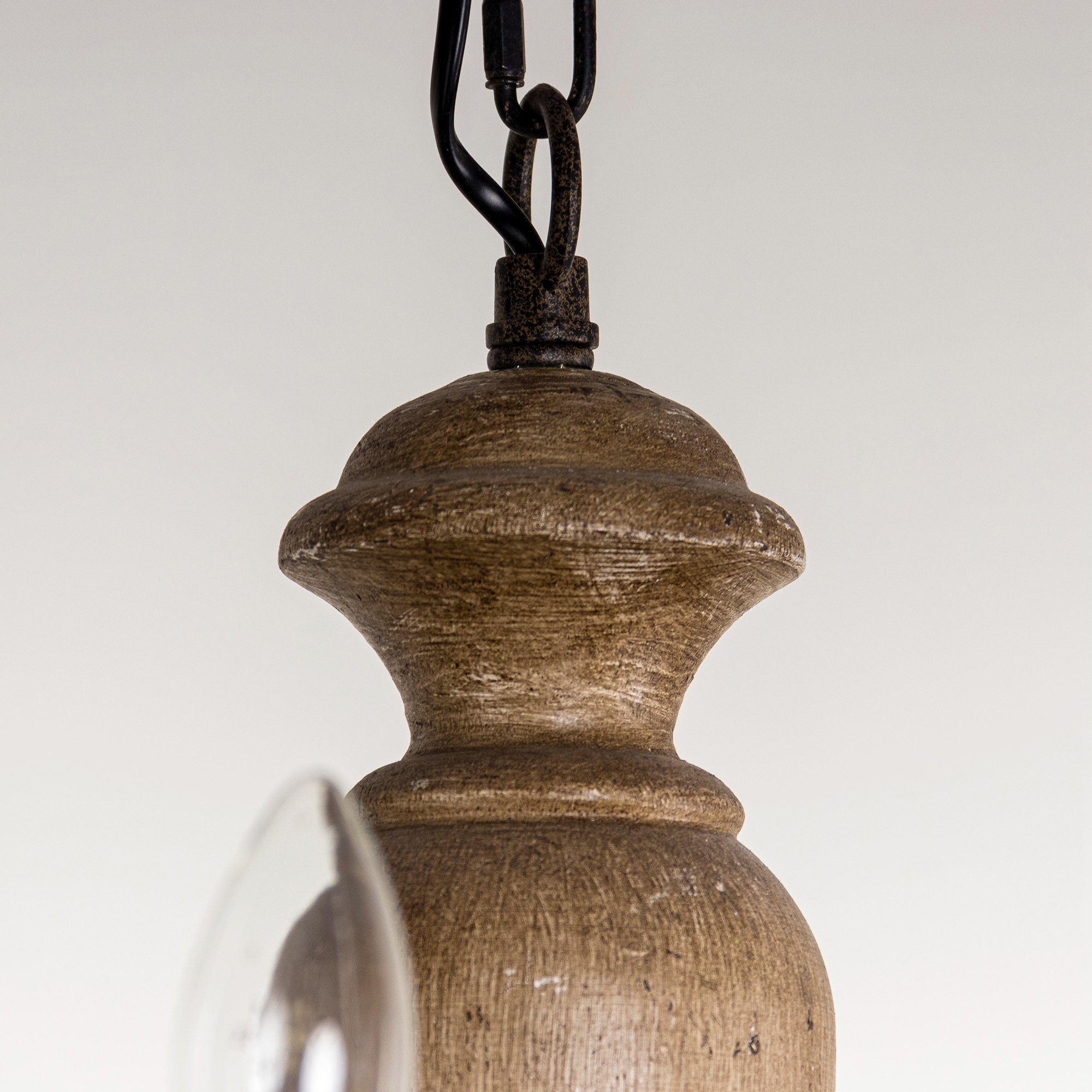 Evvine Vintage Industrial Wood Chandelier - Letslighting