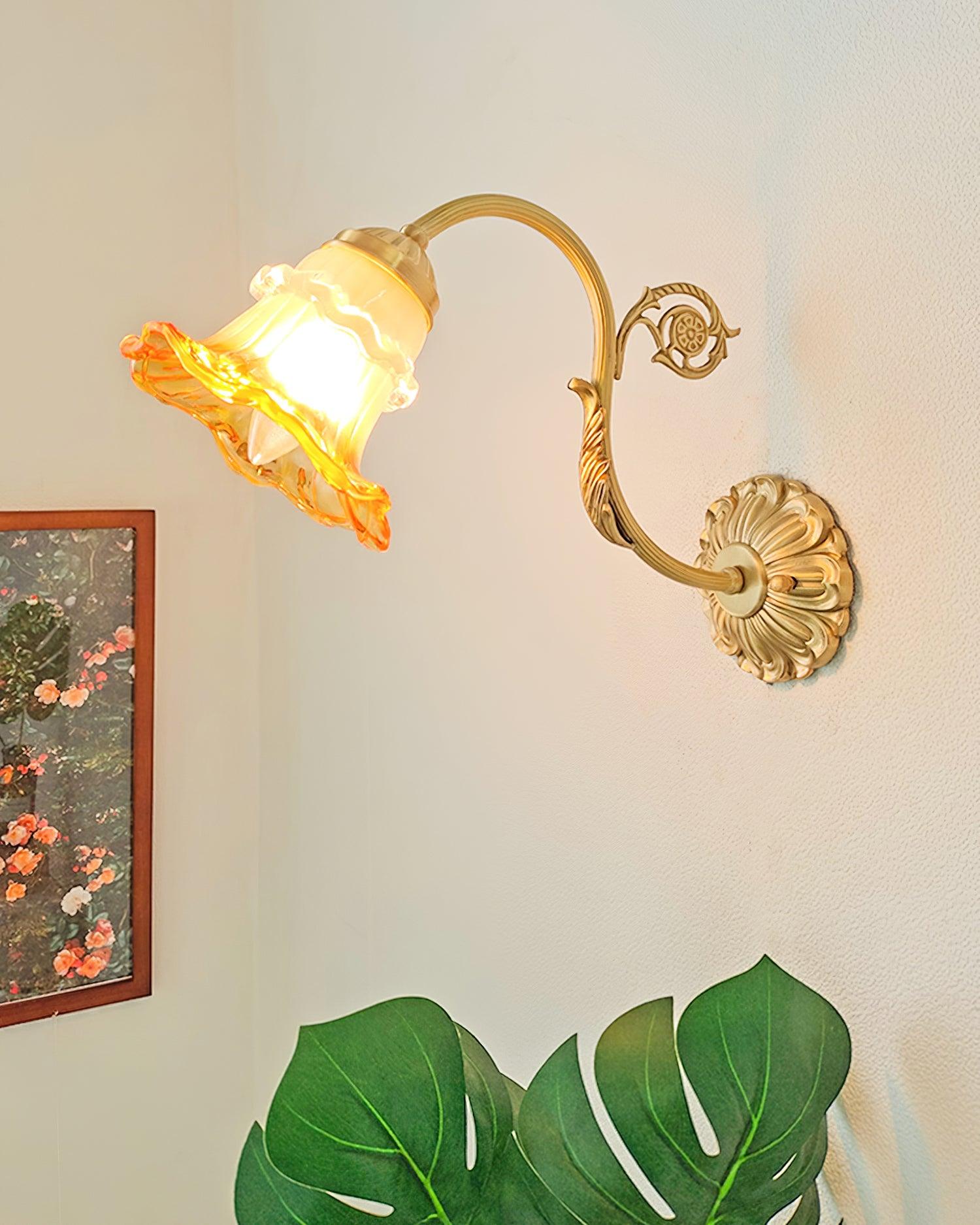 Neiman Wall Lamp Pink Ruffle - Letslighting