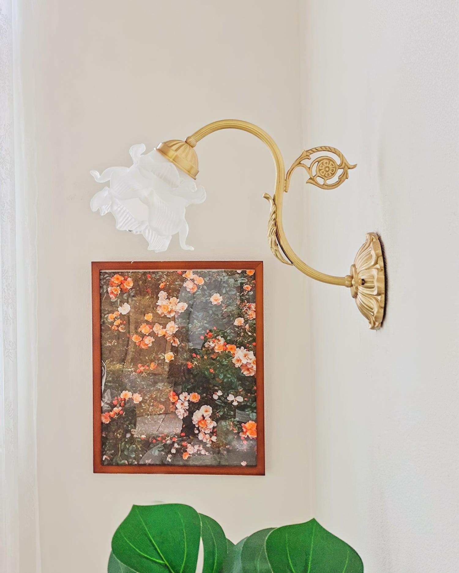 Neiman Wall Lamp Pink Ruffle - Letslighting