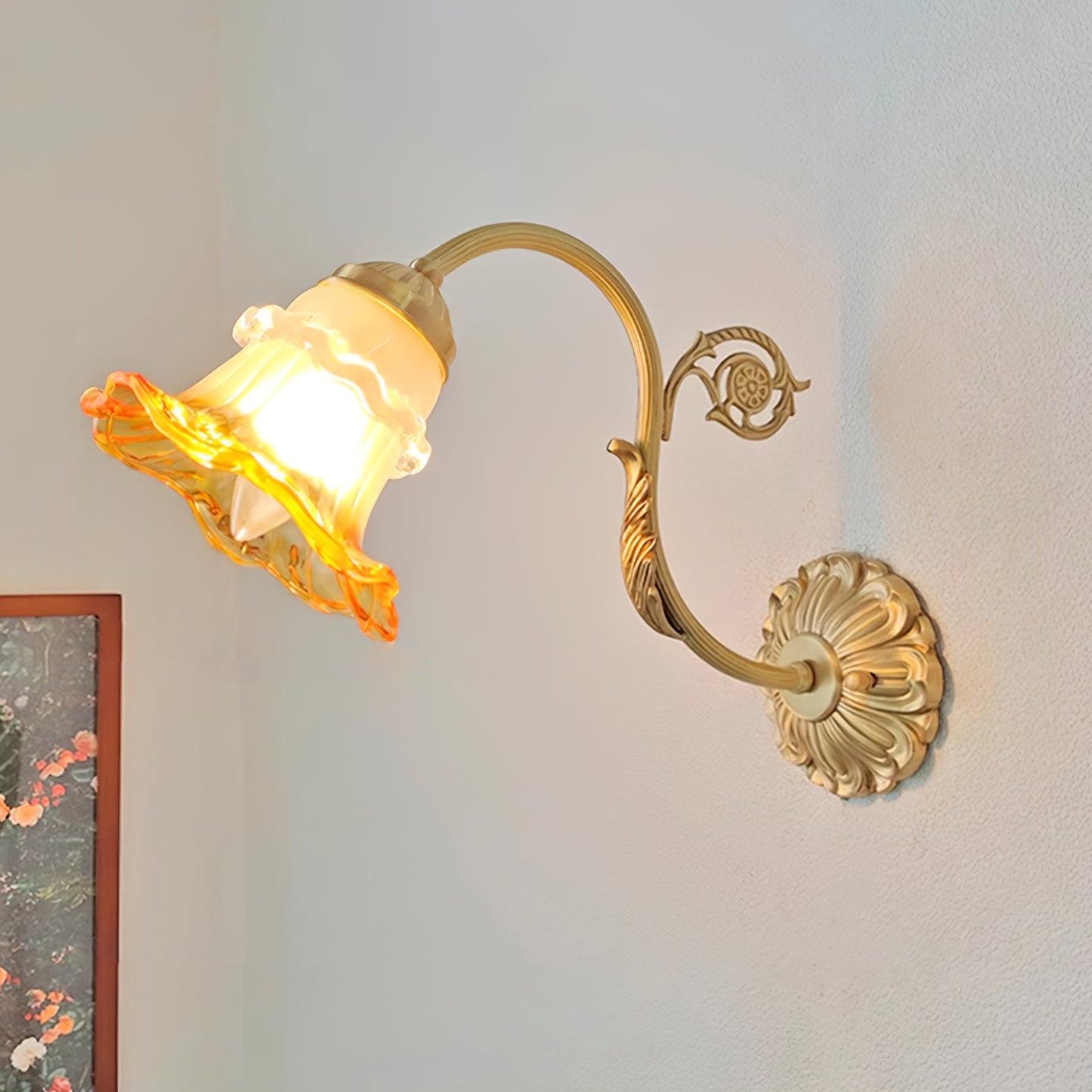 Neiman Wall Lamp Pink Ruffle - Letslighting