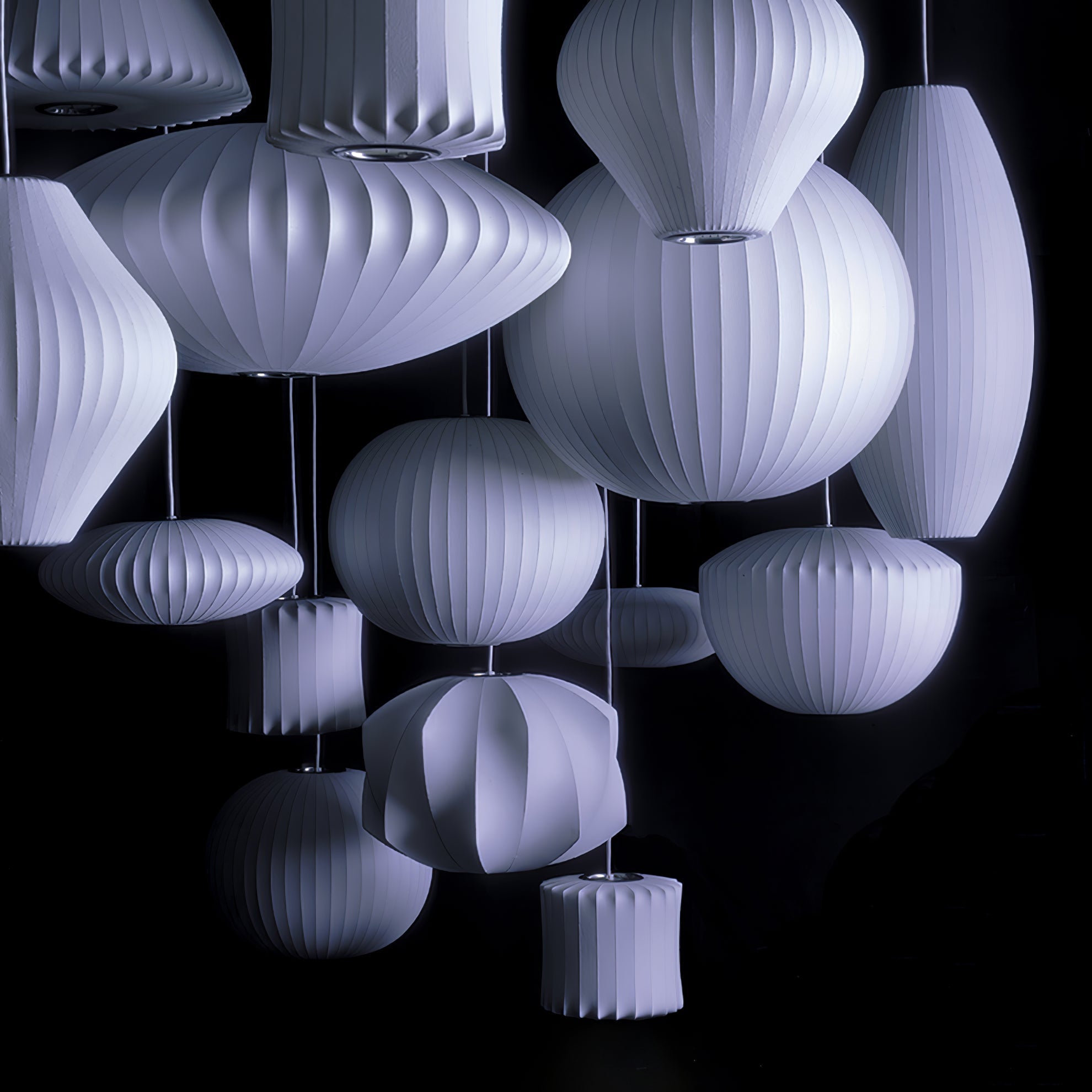 Nebula Bubble Mulberry Silk Pendant Lamp - Letslighting