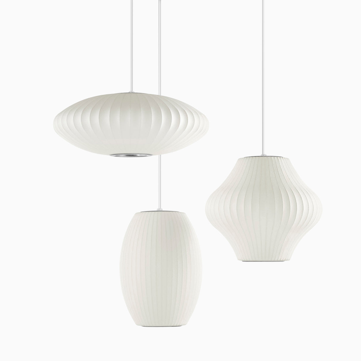 Nebula Bubble Mulberry Silk Pendant Lamp - Letslighting