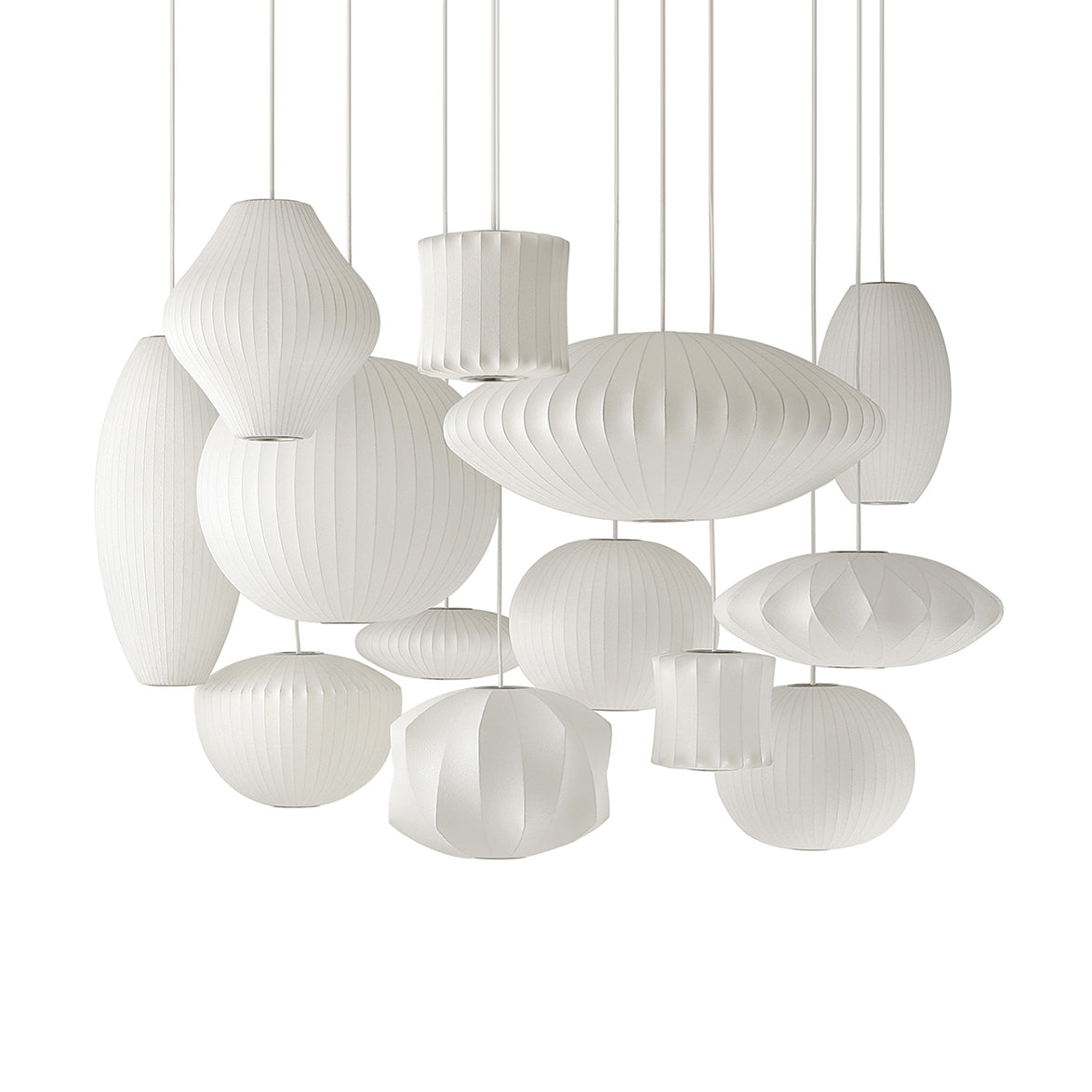 Nebula Bubble Mulberry Silk Pendant Lamp - Letslighting