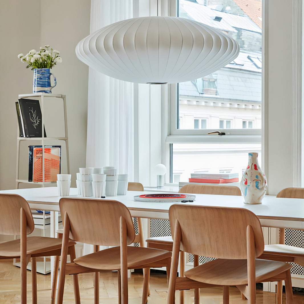 Nebula Bubble Mulberry Silk Pendant Lamp - Letslighting