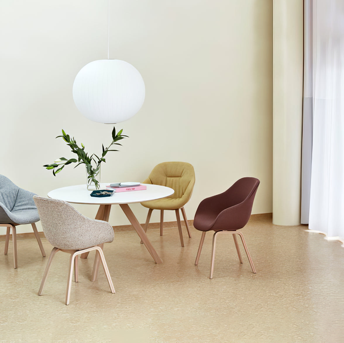 Nebula Bubble Mulberry Silk Pendant Lamp - Letslighting
