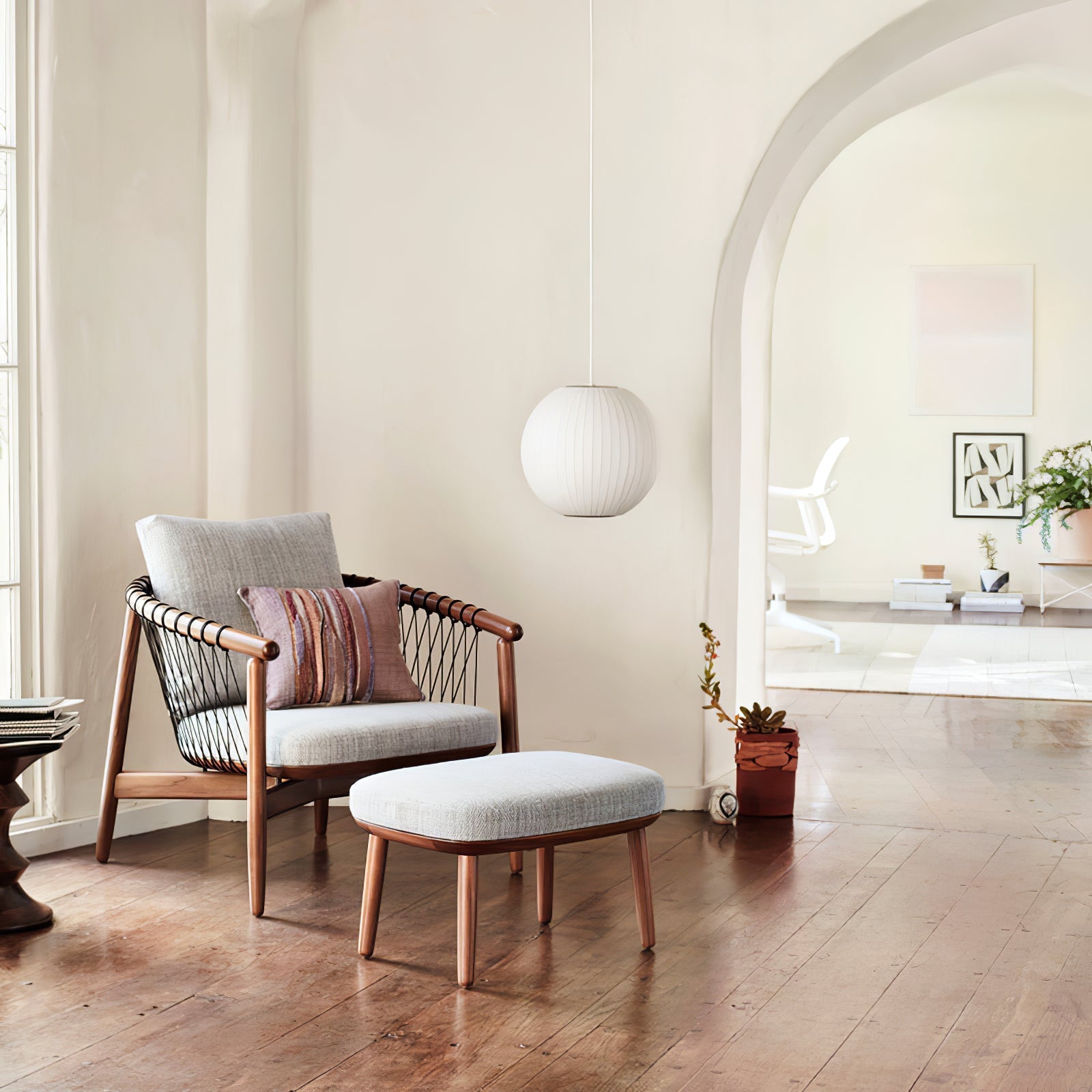 Nebula Bubble Mulberry Silk Pendant Lamp - Letslighting
