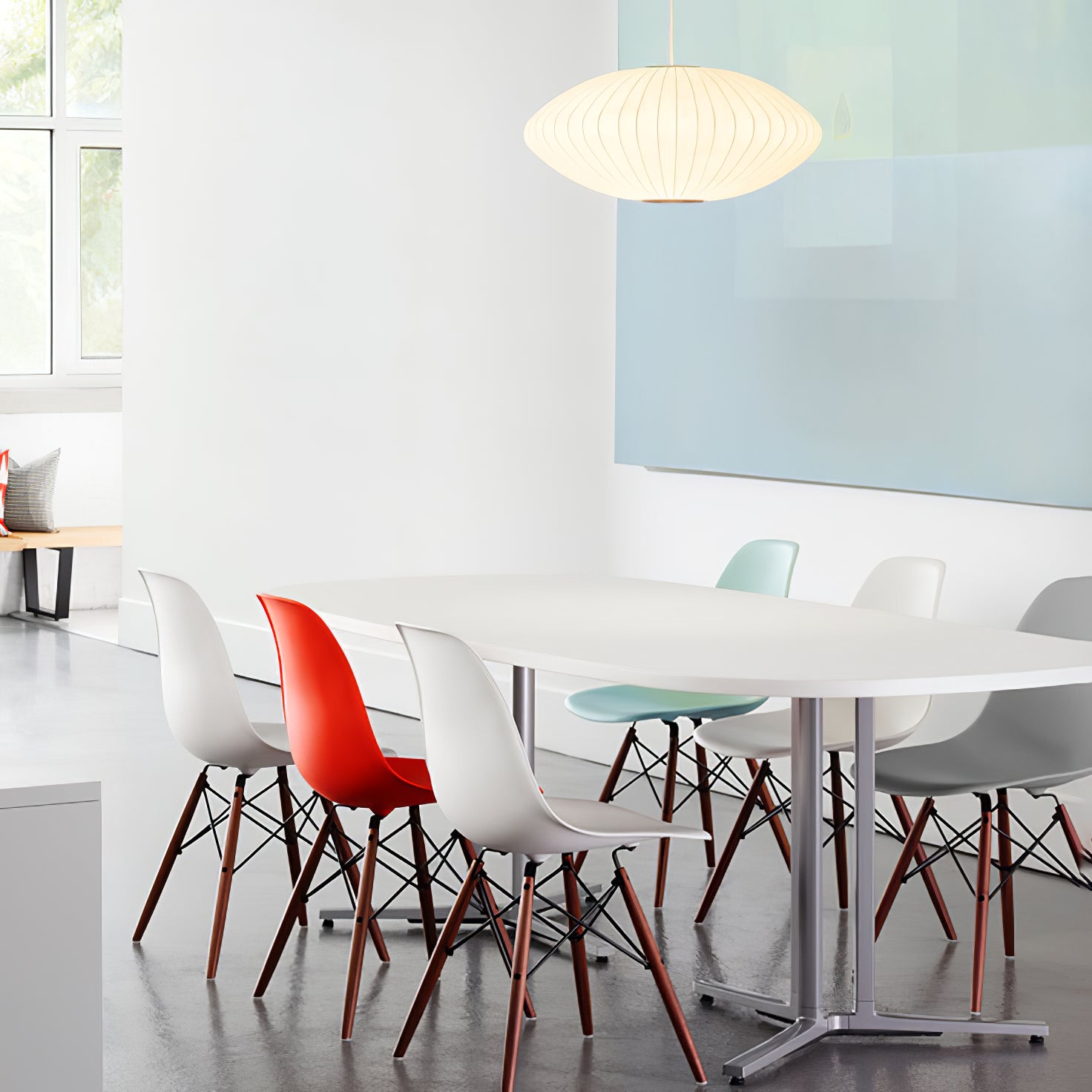 Nebula Bubble Mulberry Silk Pendant Lamp - Letslighting