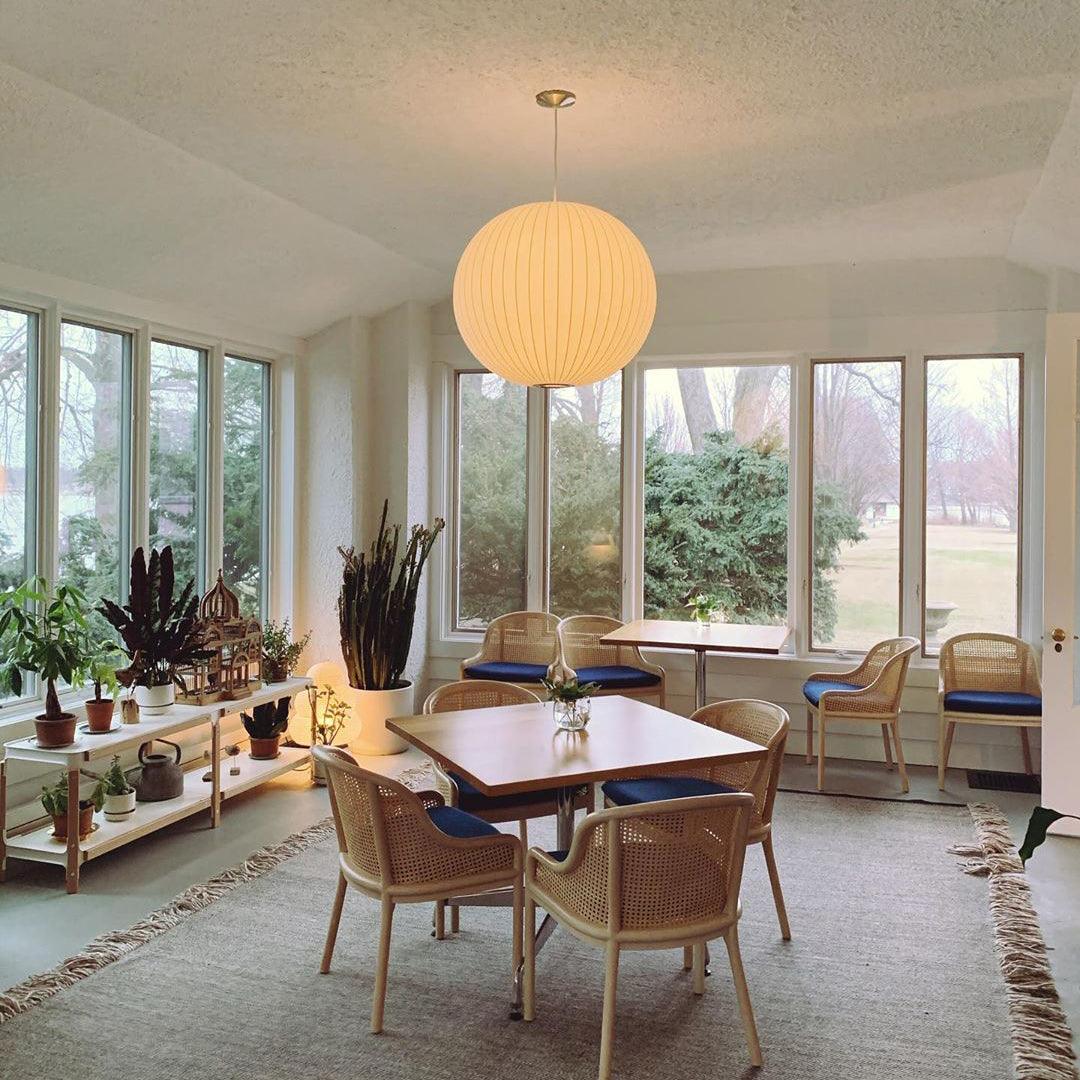 Nebula Bubble Mulberry Silk Pendant Lamp - Letslighting