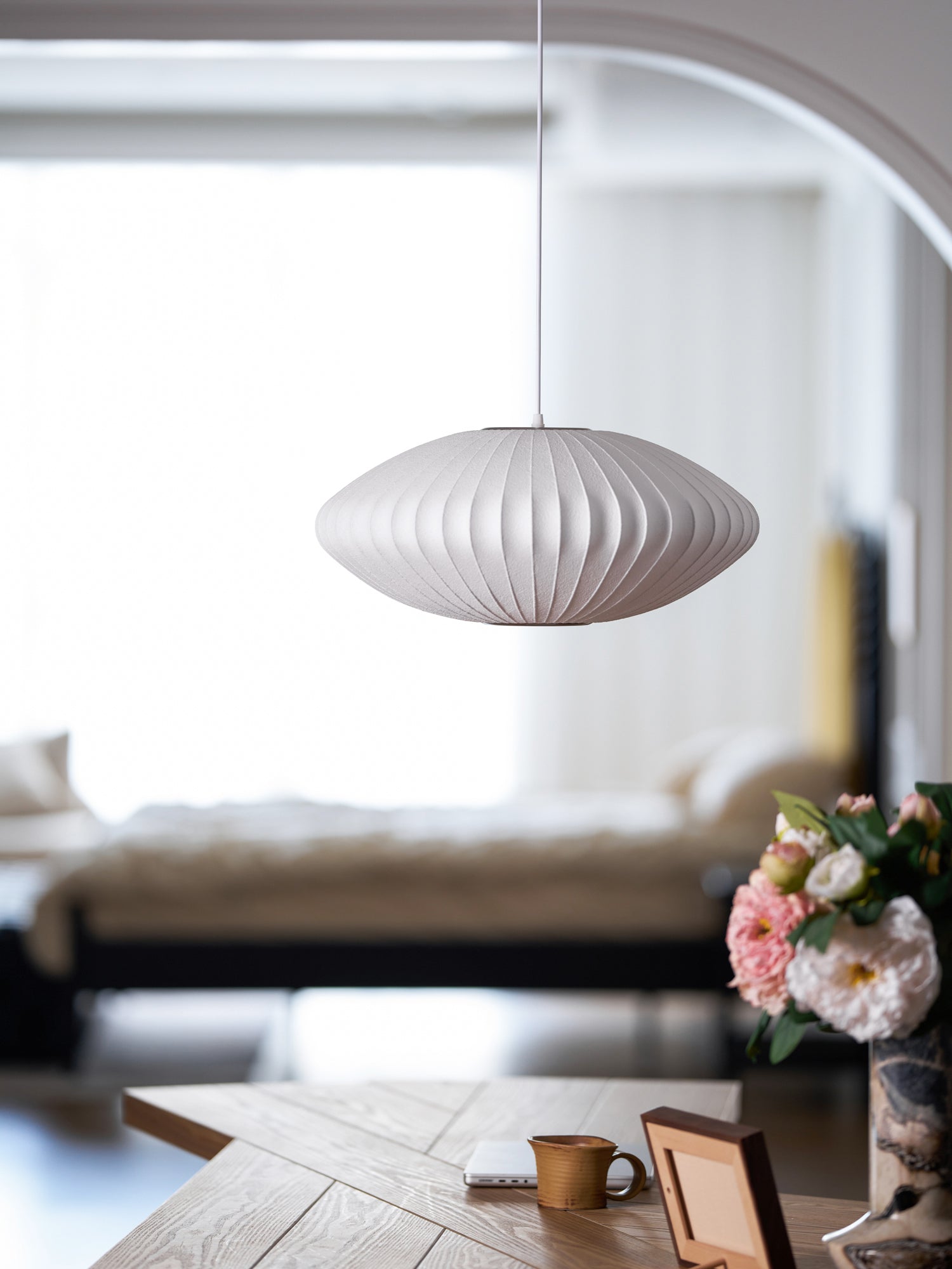 Nebula Bubble Mulberry Silk Pendant Lamp - Letslighting