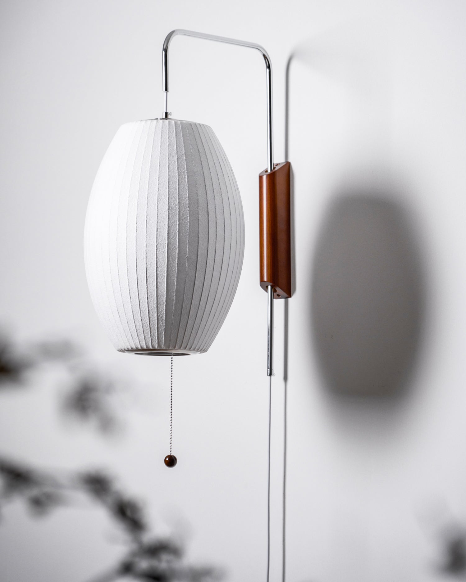 Lustra Wall Sconce Walnut Ball - Letslighting