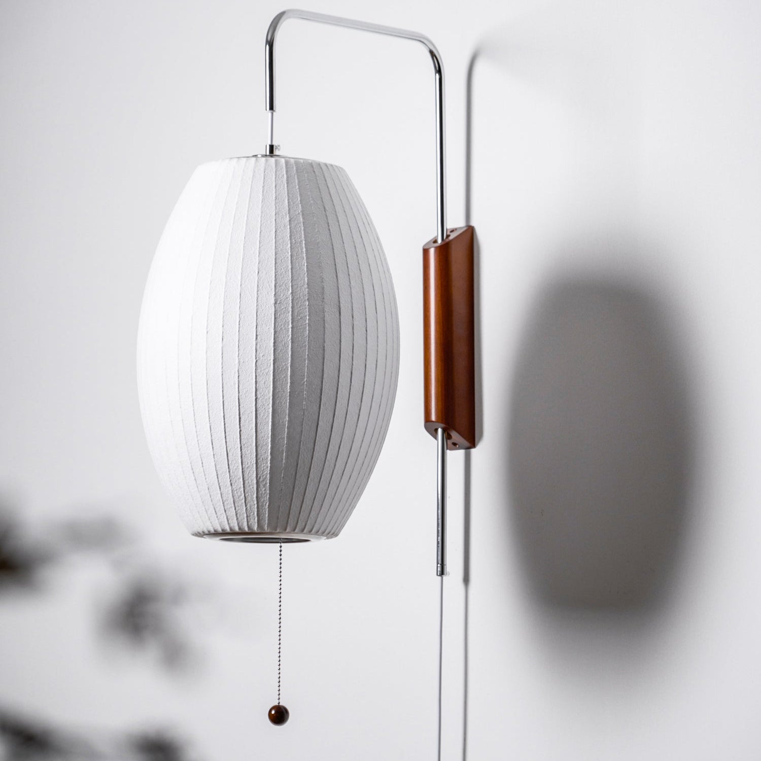 Lustra Wall Sconce Walnut Ball - Letslighting