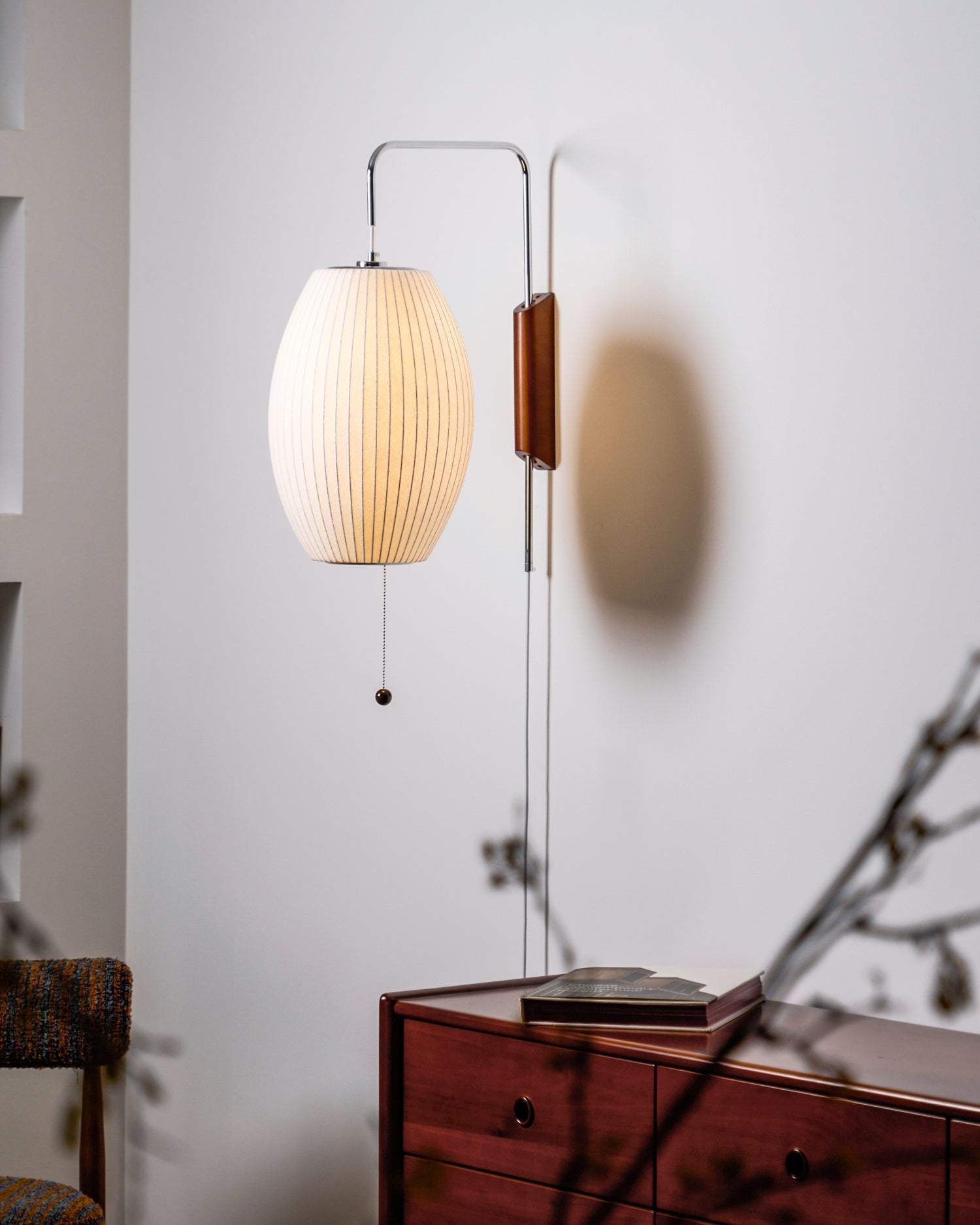 Lustra Wall Sconce Walnut Ball - Letslighting
