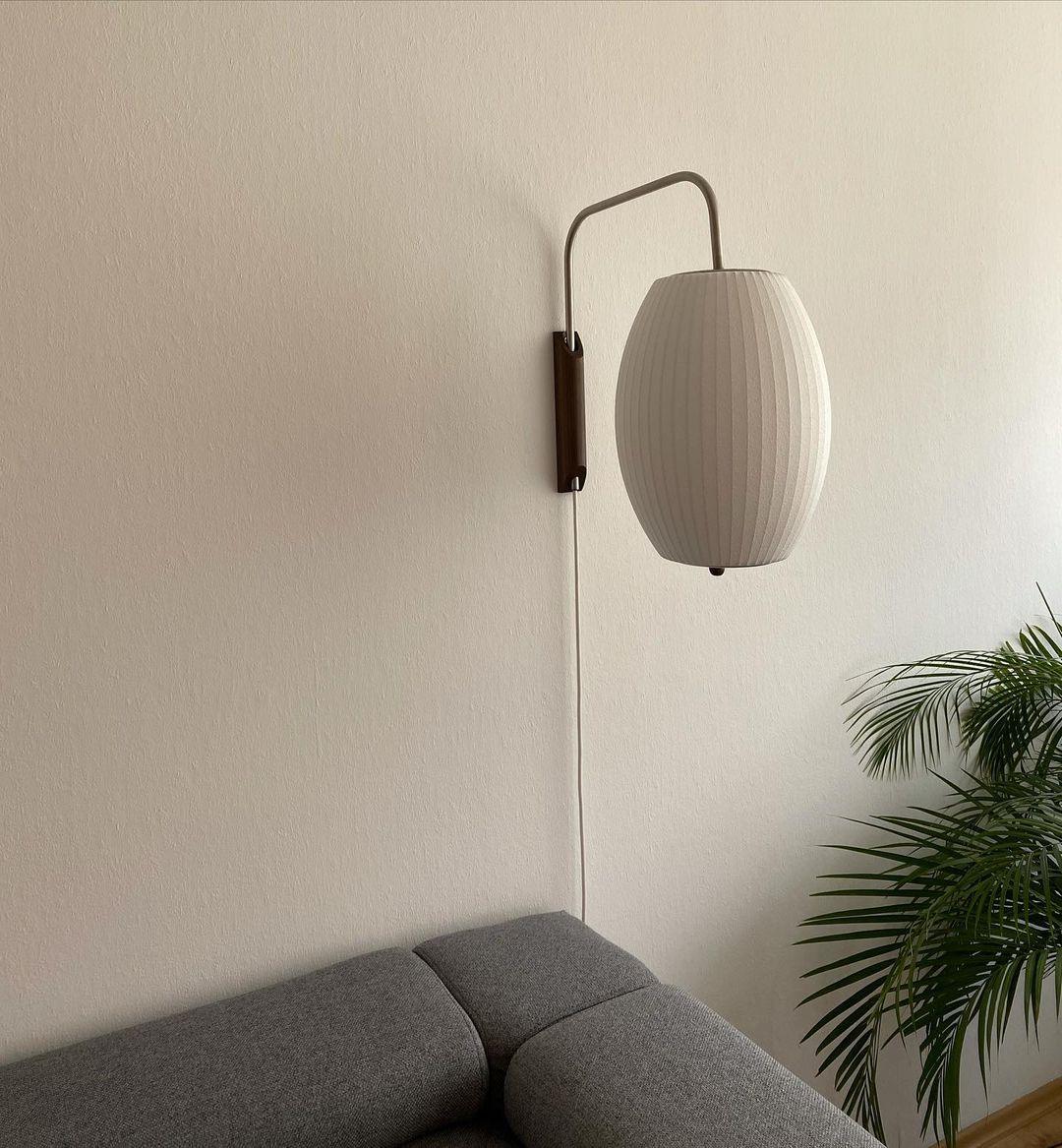 Lustra Wall Sconce Walnut Ball - Letslighting