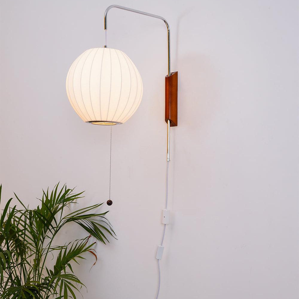 Lustra Wall Sconce Walnut Ball - Letslighting