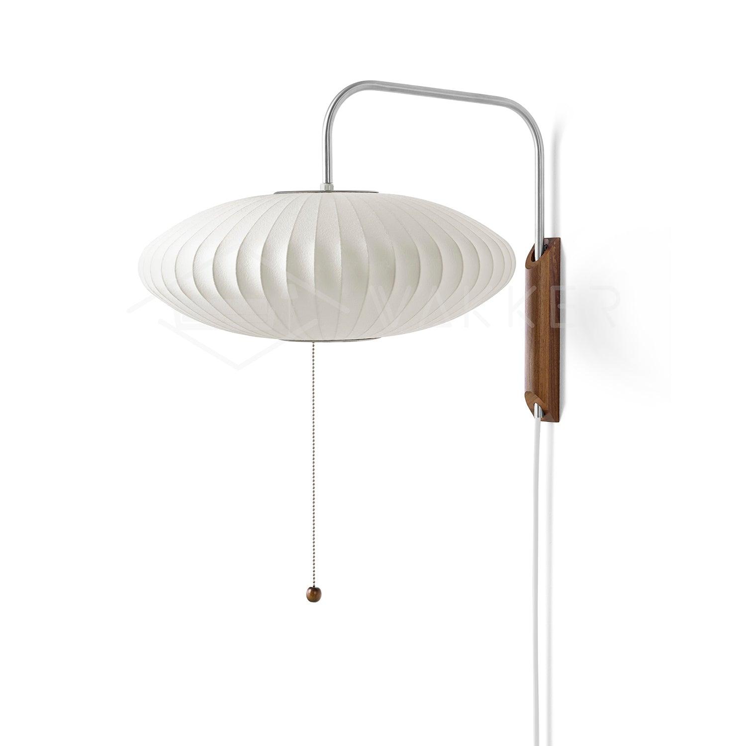Lustra Wall Sconce Walnut Ball - Letslighting