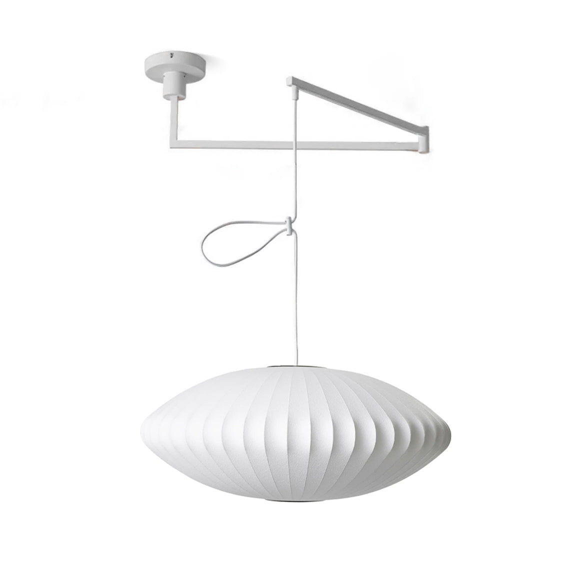 Solarnce Silk & Steel Pendant Lamp - Letslighting