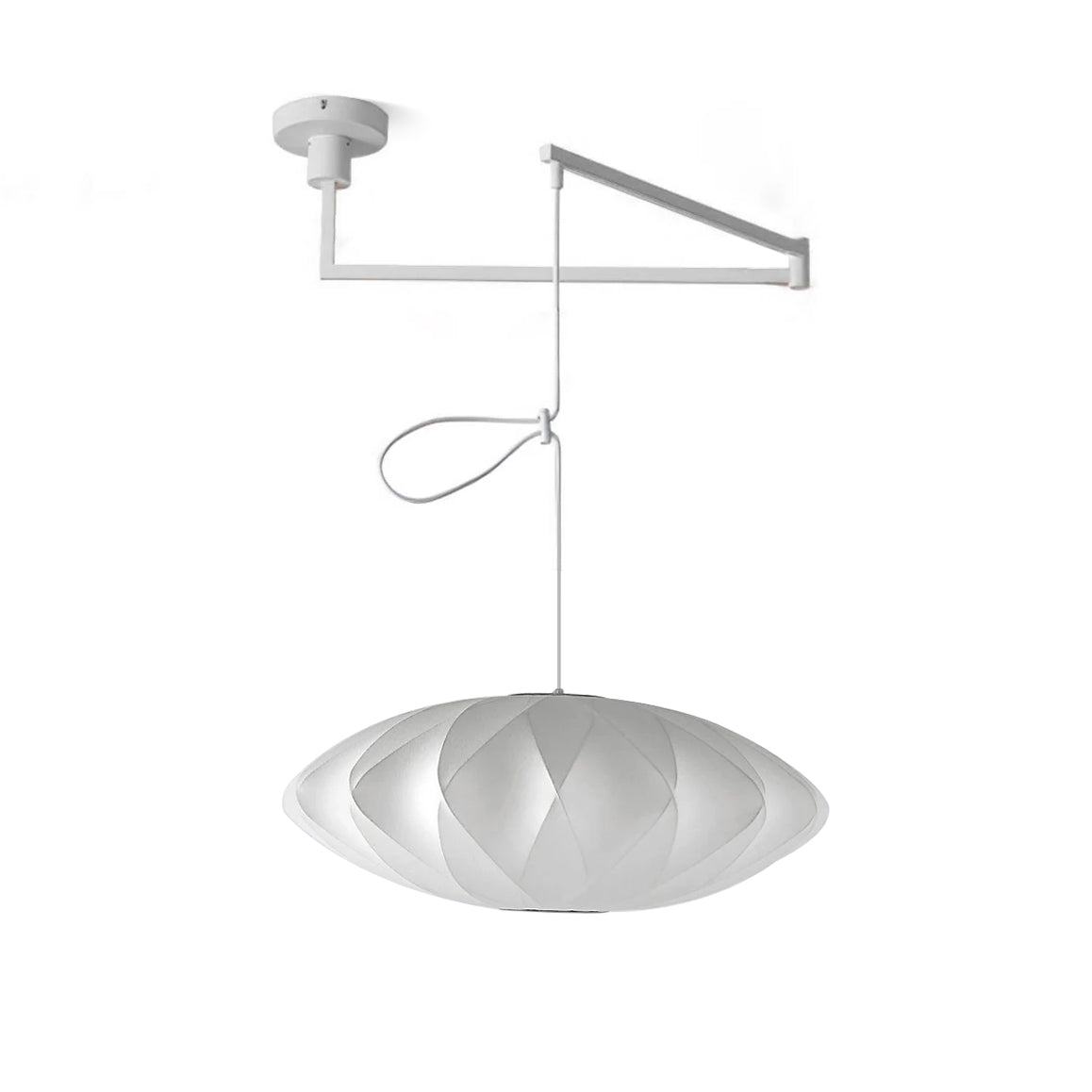 Solarnce Silk & Steel Pendant Lamp - Letslighting