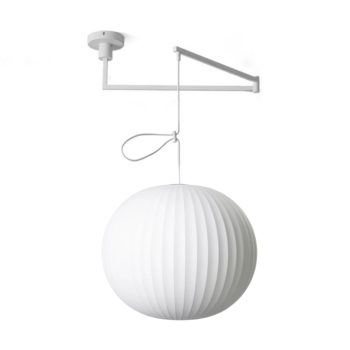 Solarnce Silk & Steel Pendant Lamp - Letslighting
