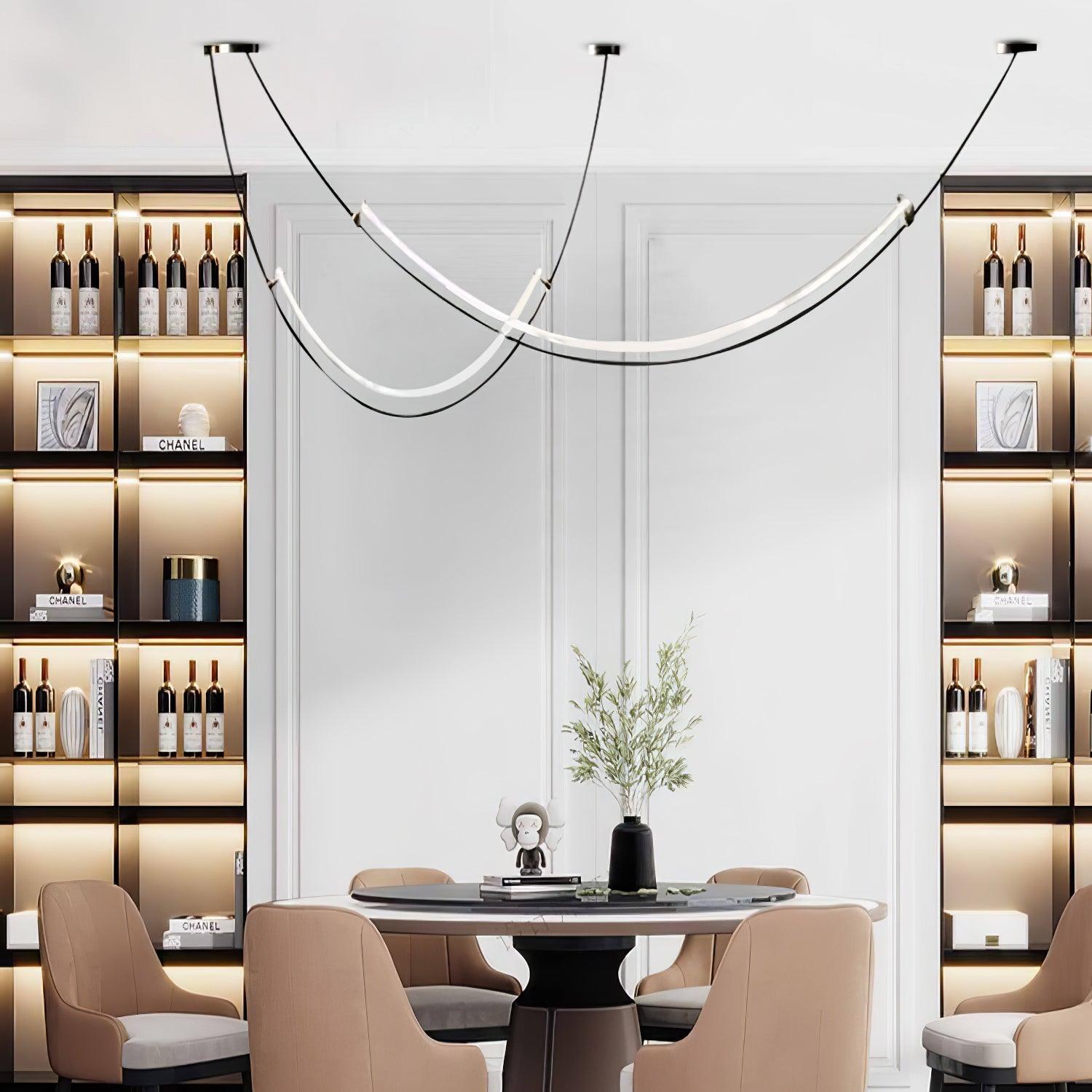 Arisha Curved LED Pendant Light - Letslighting
