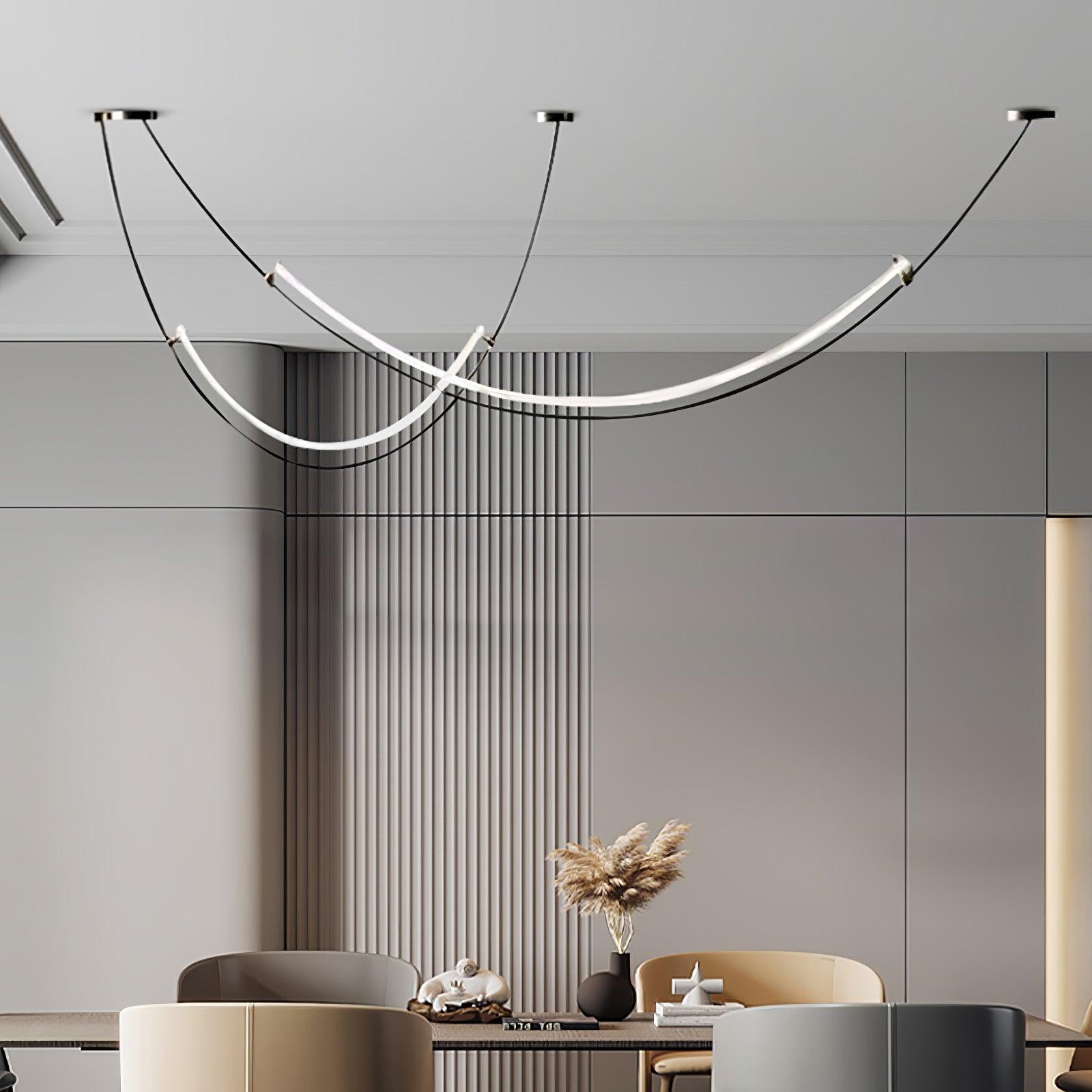 Arisha Curved LED Pendant Light - Letslighting