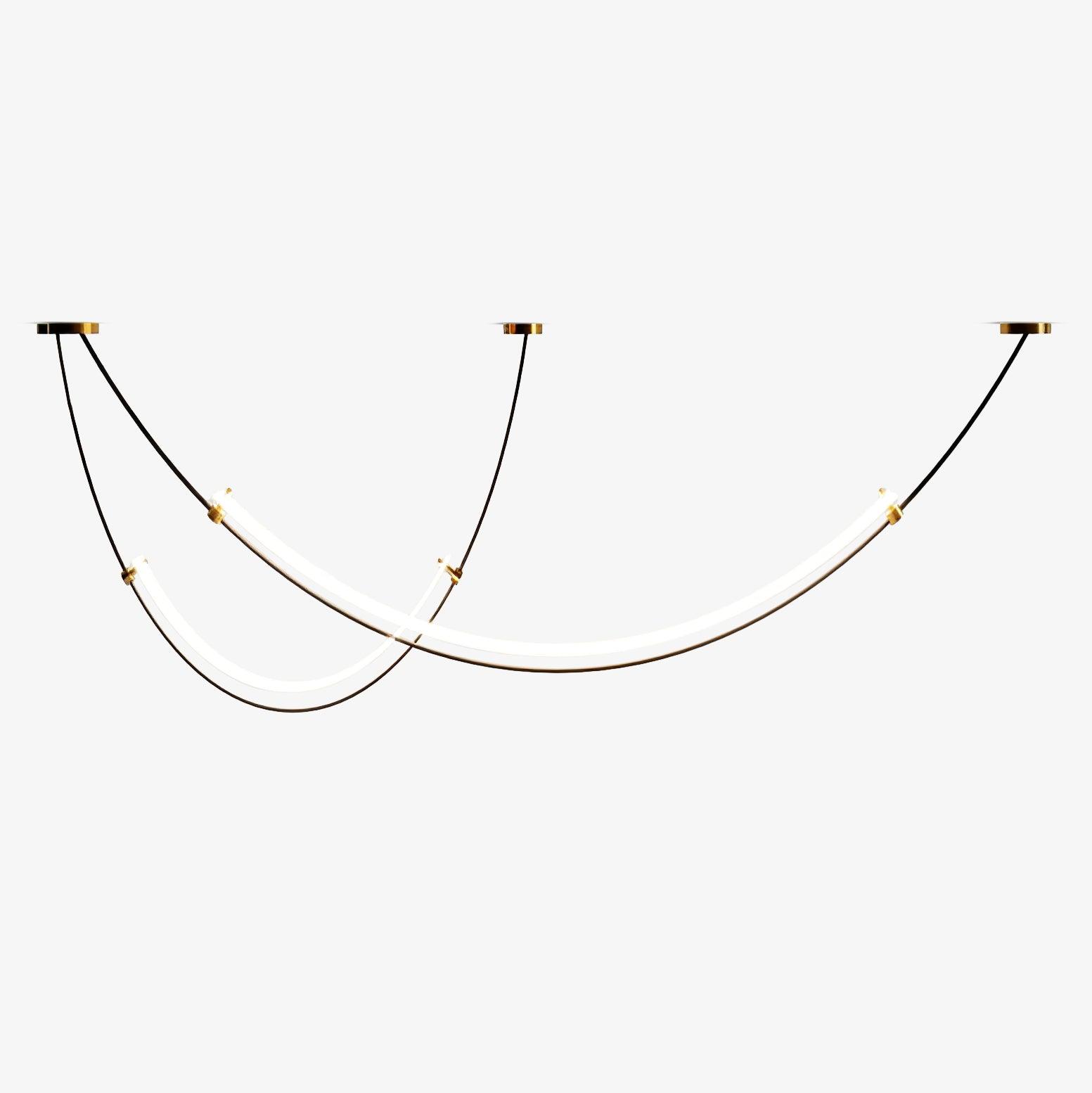 Arisha Curved LED Pendant Light - Letslighting