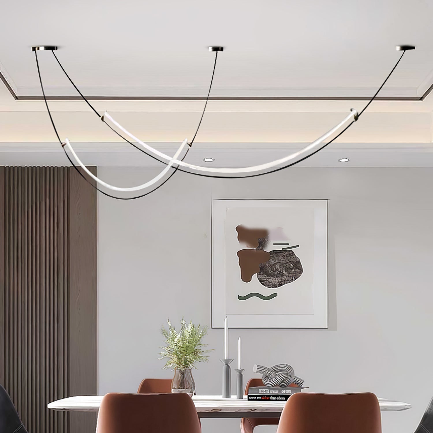Arisha Curved LED Pendant Light - Letslighting