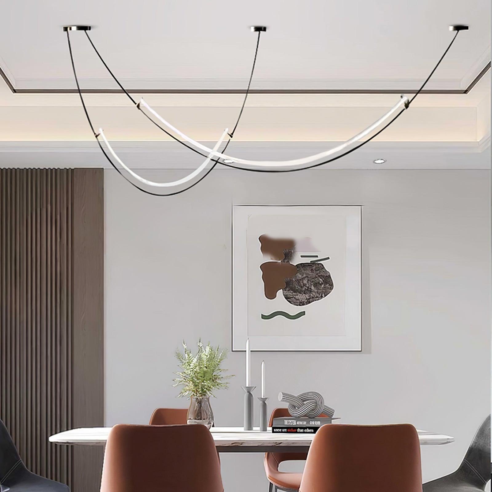 Arisha Curved LED Pendant Light - Letslighting