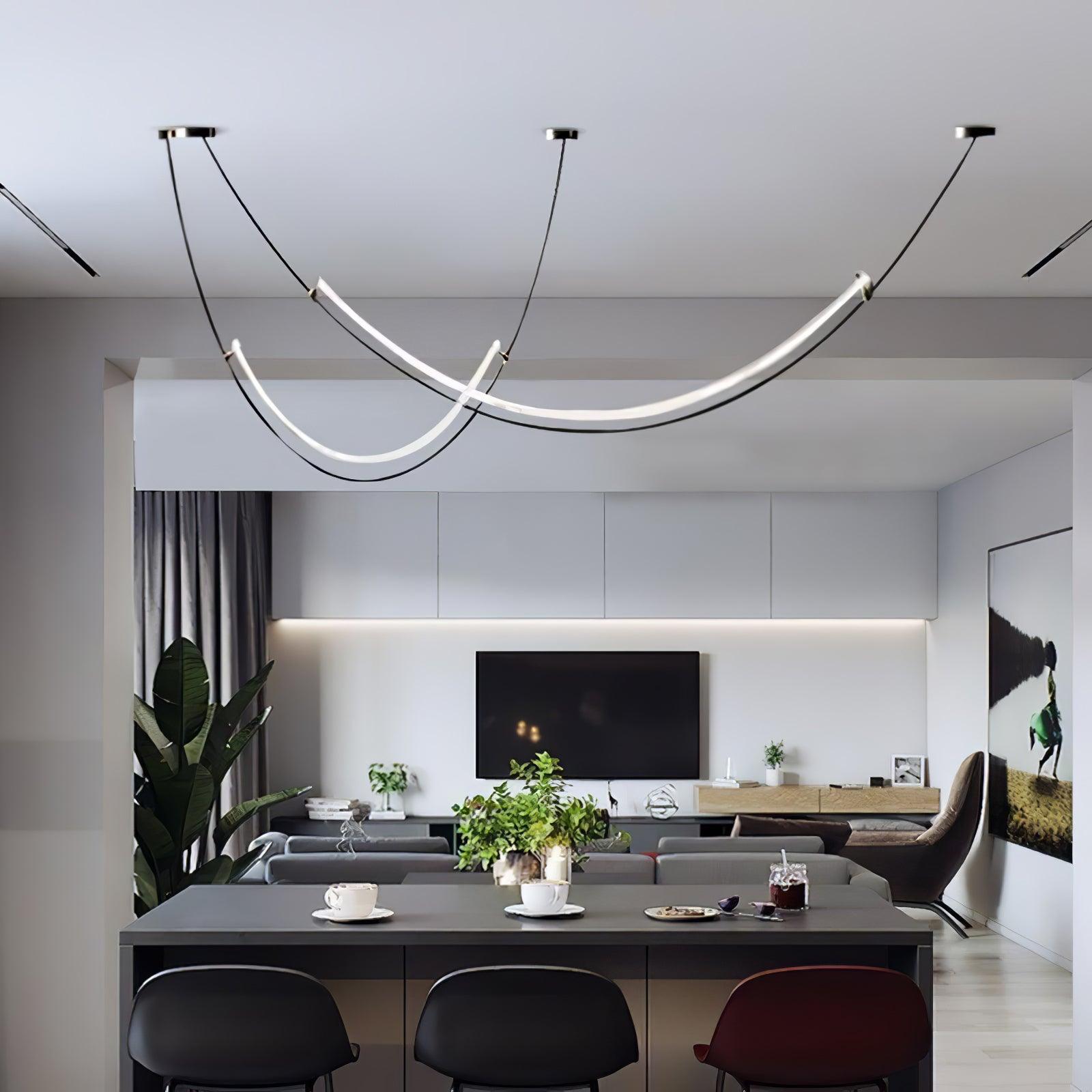 Arisha Curved LED Pendant Light - Letslighting