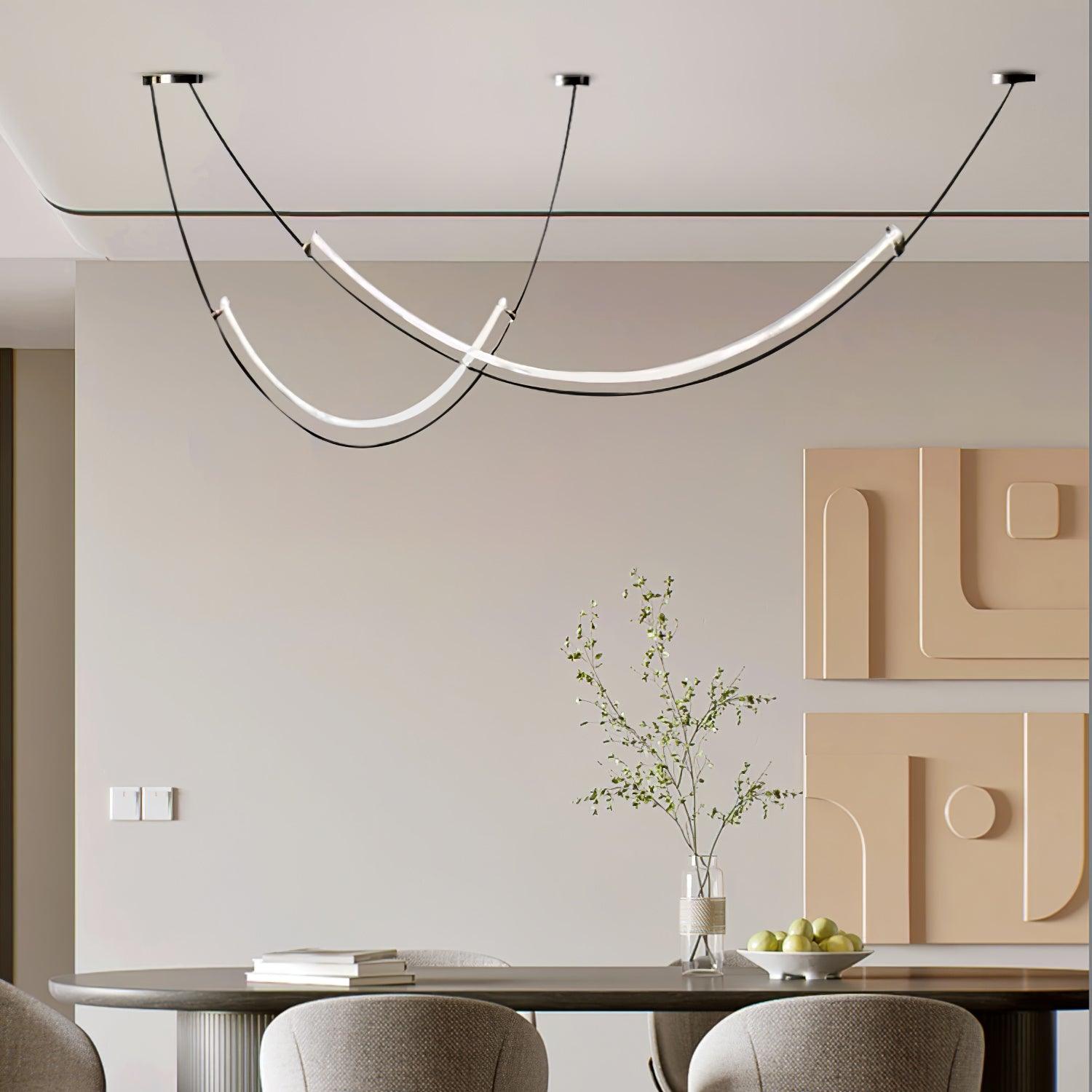Arisha Curved LED Pendant Light - Letslighting