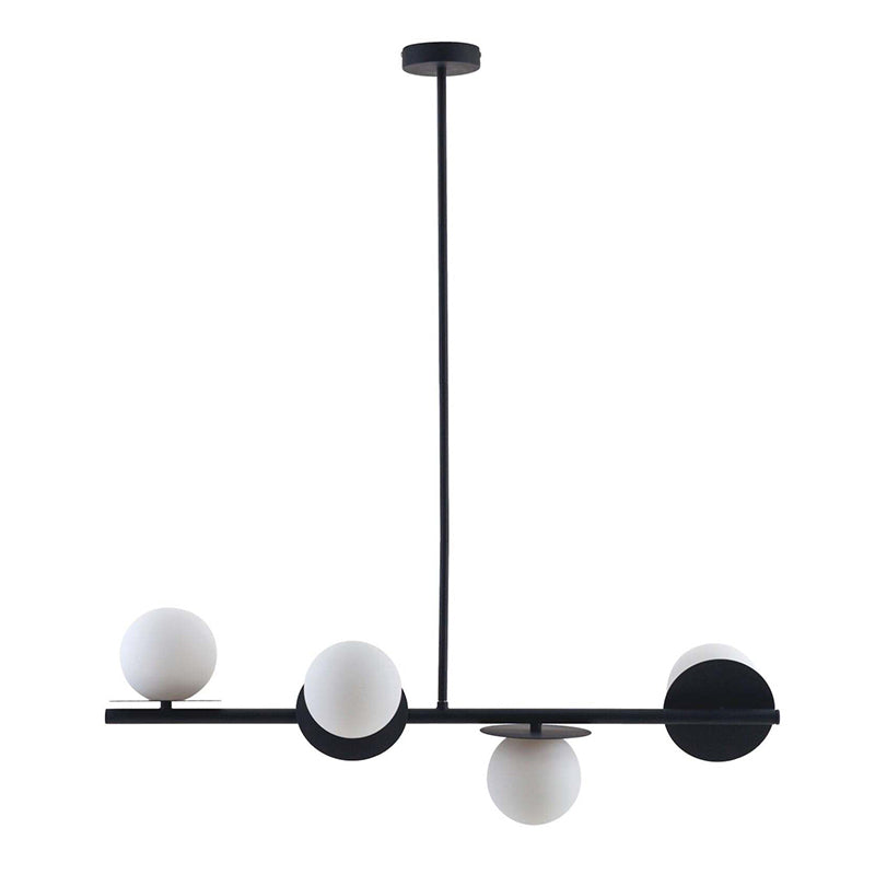 Evvararis Modern Minimalist Brass Glass Chandelier - Letslighting