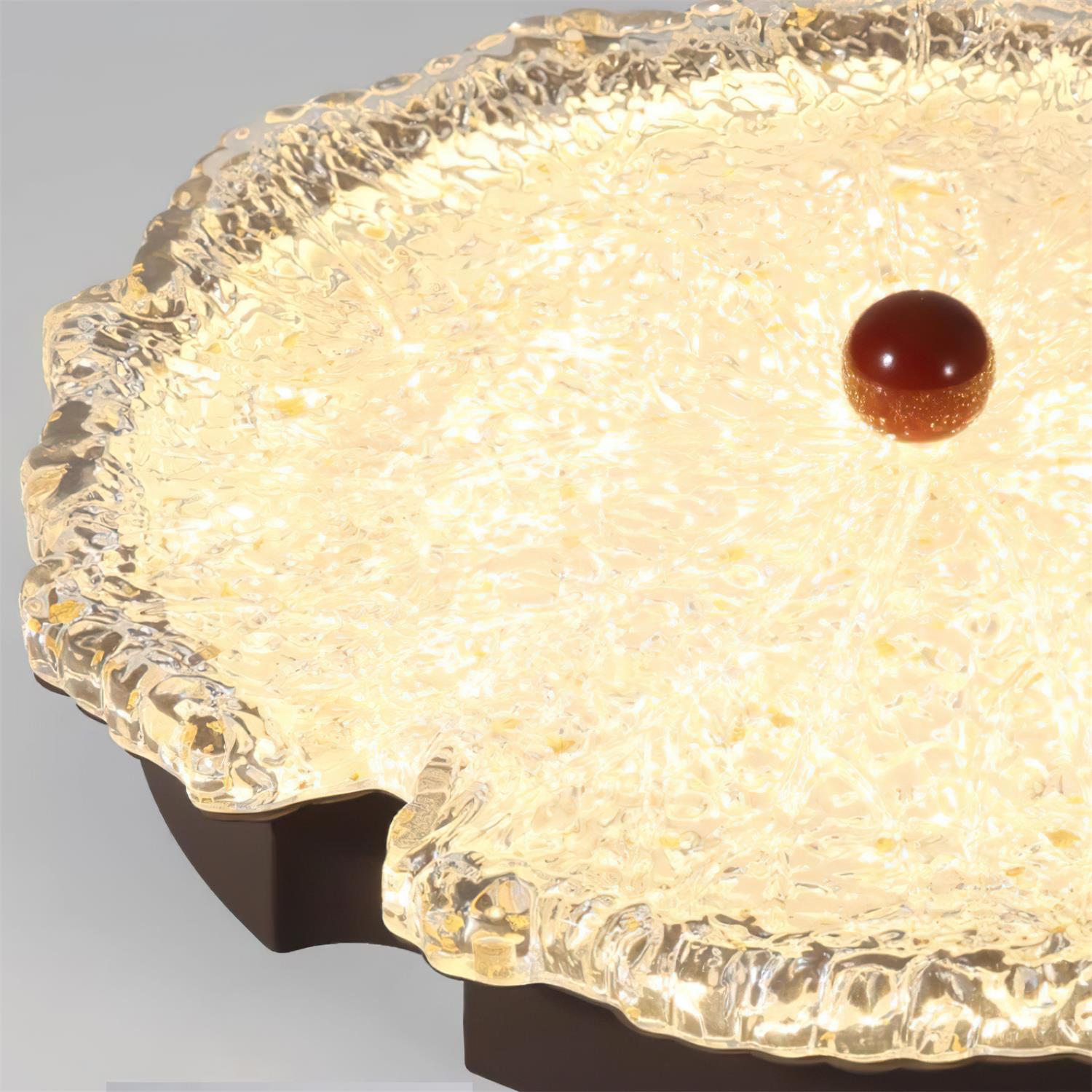 Gialo Textured Glass Ceiling Light - Letslighting