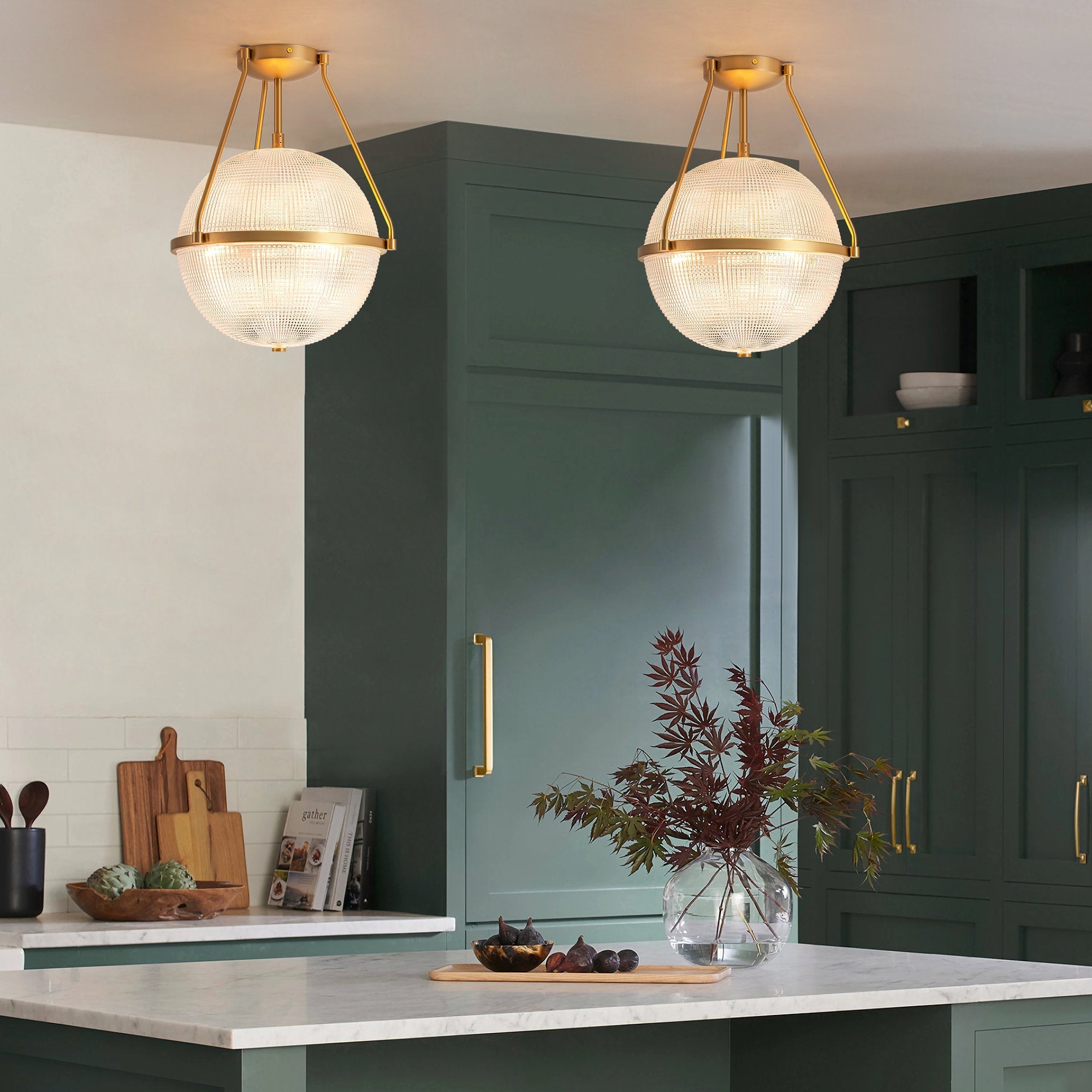 Atale Modern Minimalist Glass Ceiling Lamp - Letslighting