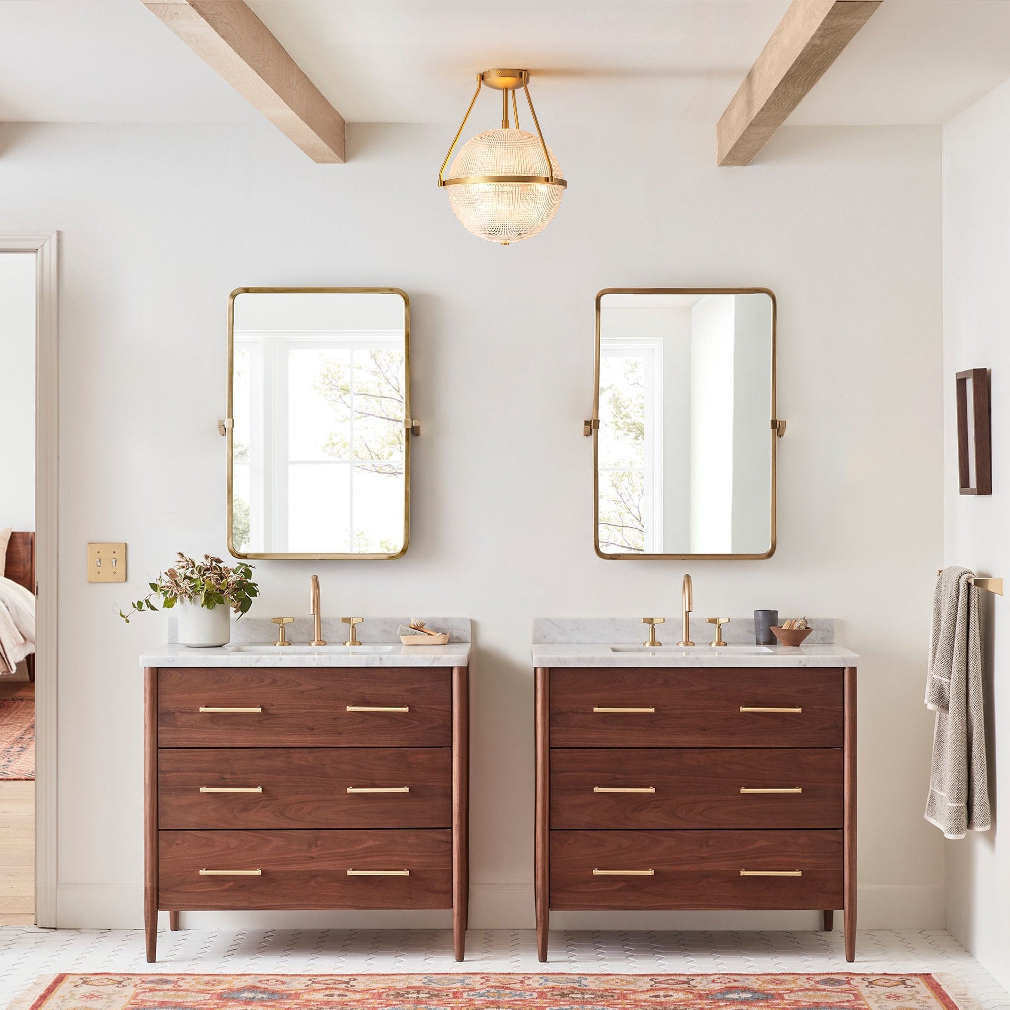 Atale Modern Minimalist Glass Ceiling Lamp - Letslighting