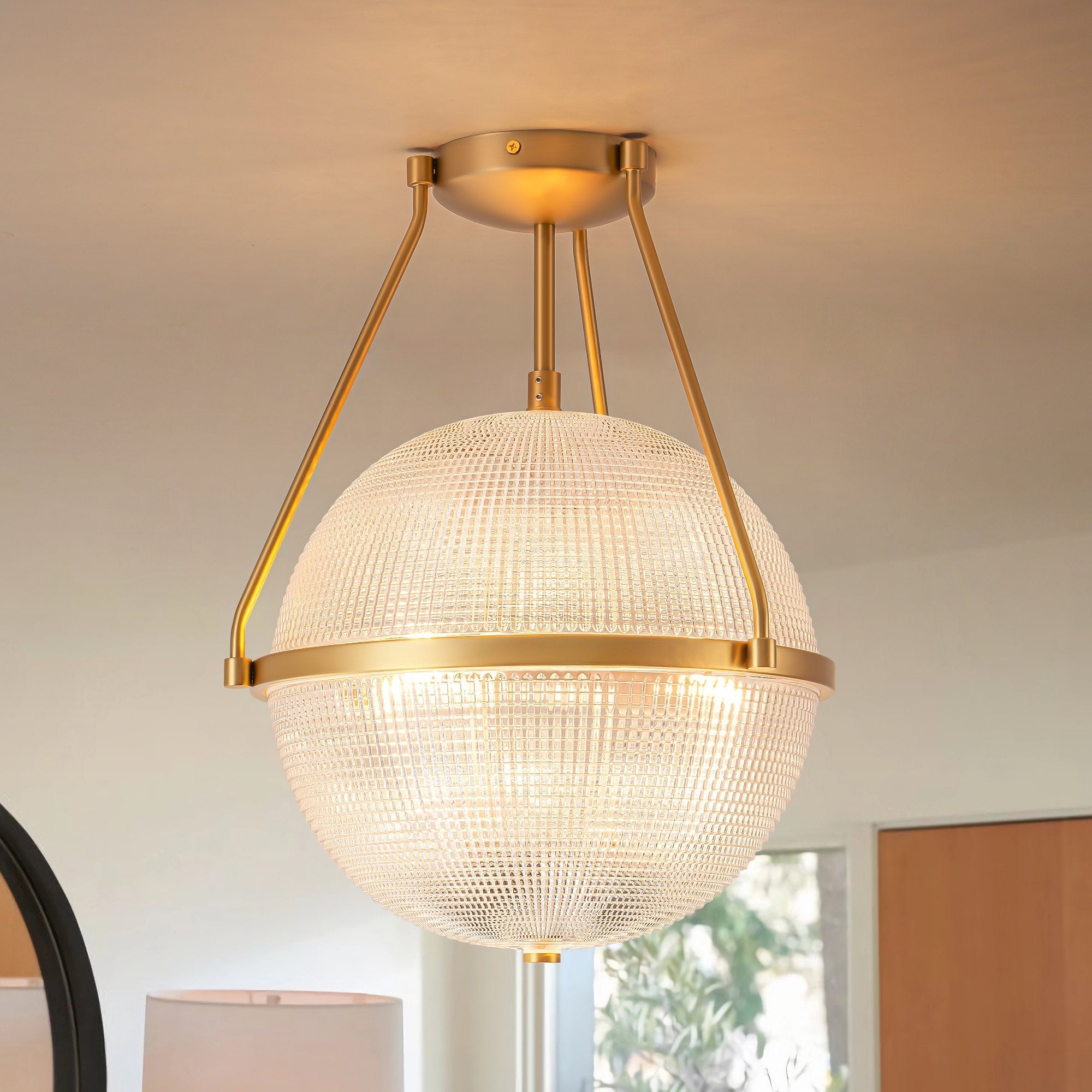 Atale Modern Minimalist Glass Ceiling Lamp - Letslighting