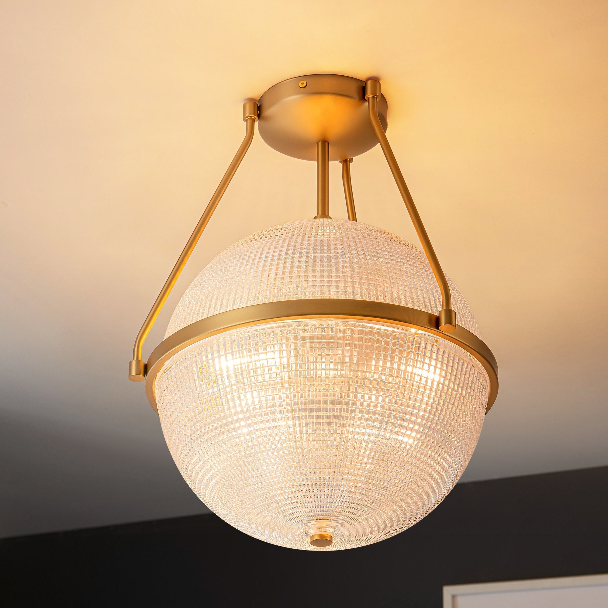 Atale Modern Minimalist Glass Ceiling Lamp - Letslighting