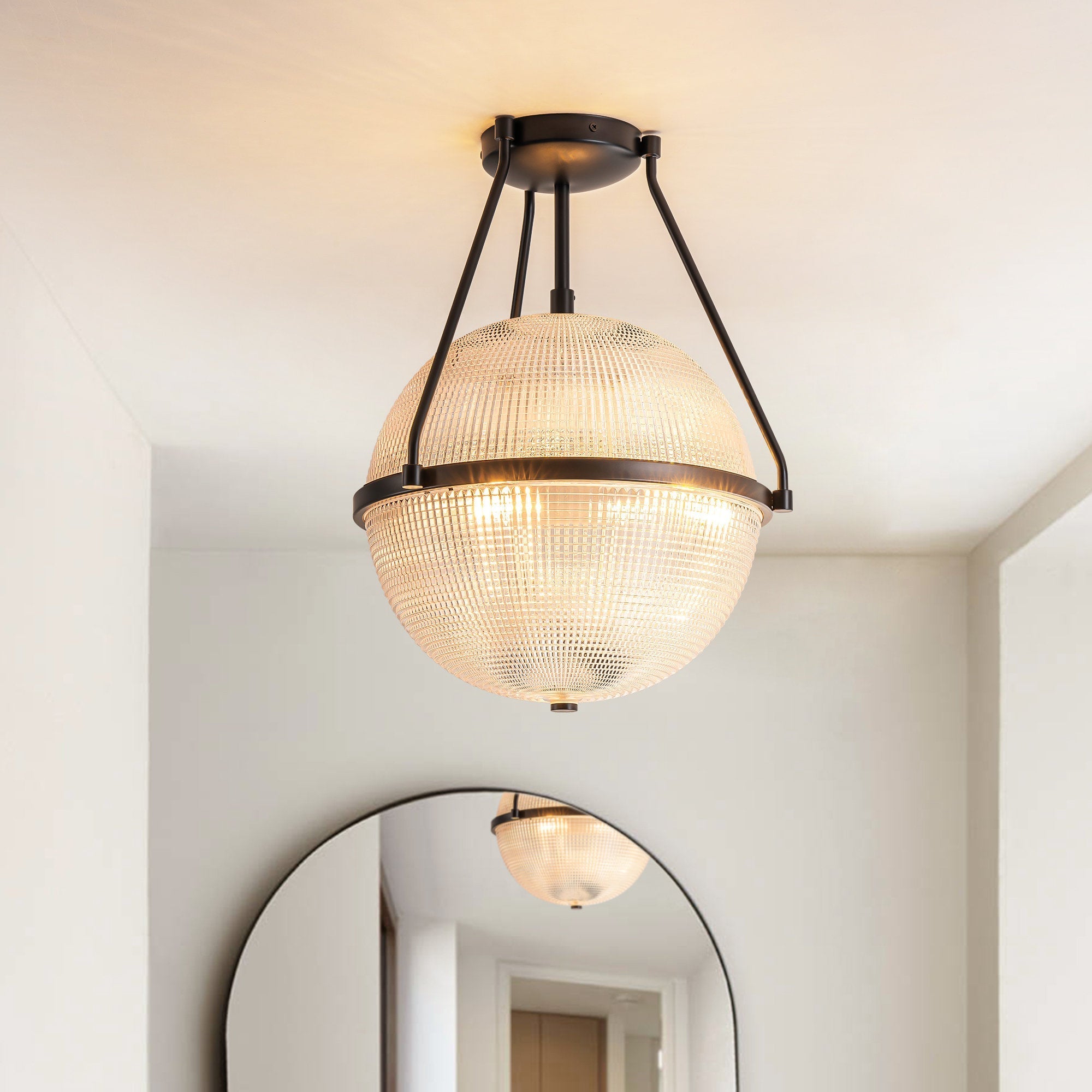 Atale Modern Minimalist Glass Ceiling Lamp - Letslighting