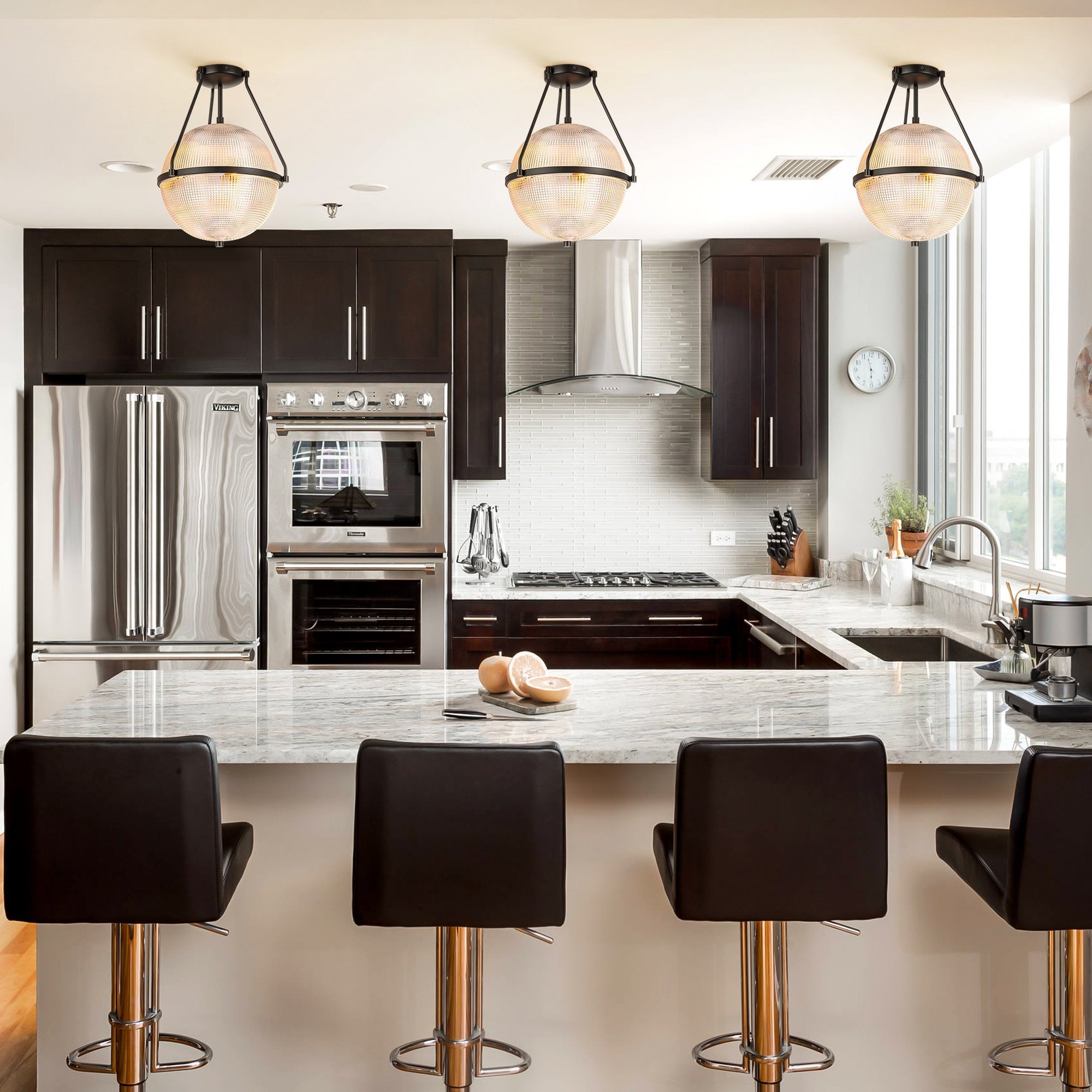 Atale Modern Minimalist Glass Ceiling Lamp - Letslighting