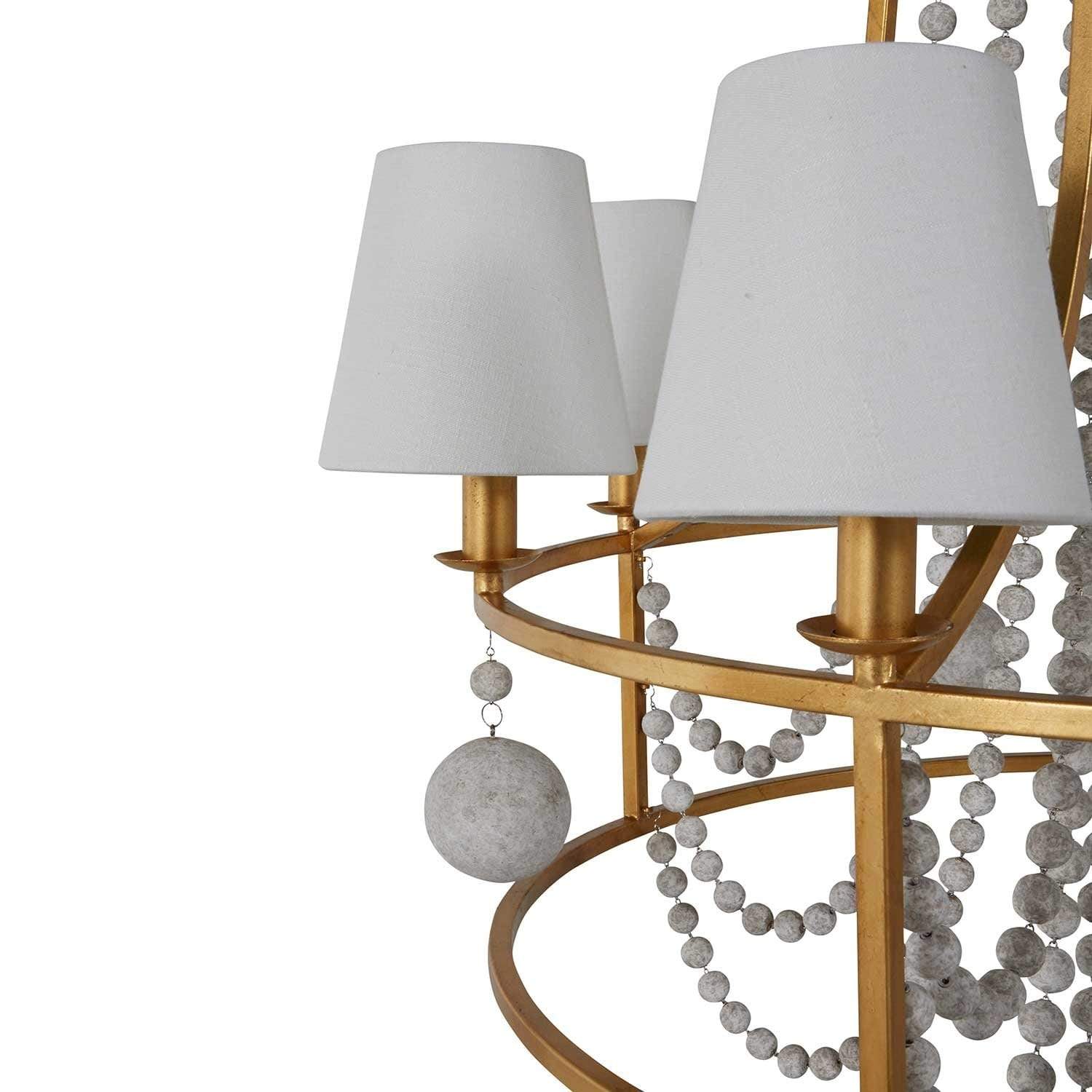 Zethayra Vintage Industrial Wooden Chandelier - Letslighting