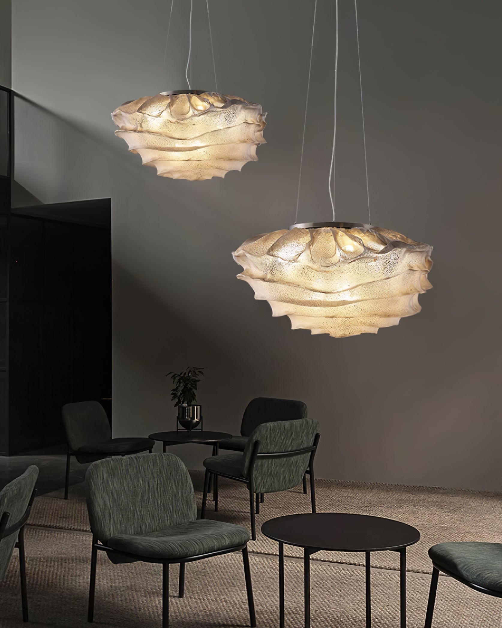 Wavern Steel Artistic Pendant Light - Letslighting
